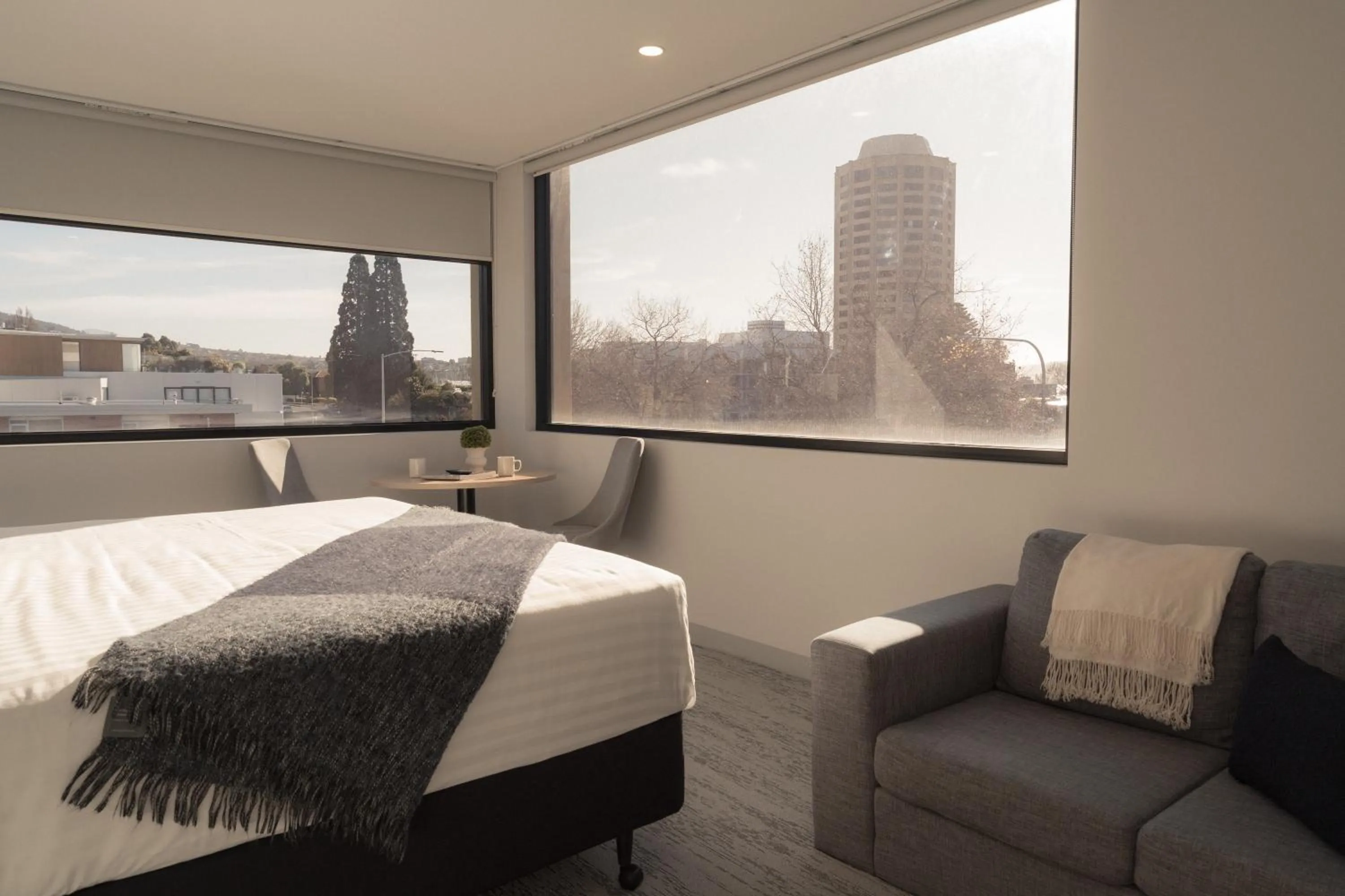 Bed in 429 Apartments & Suites