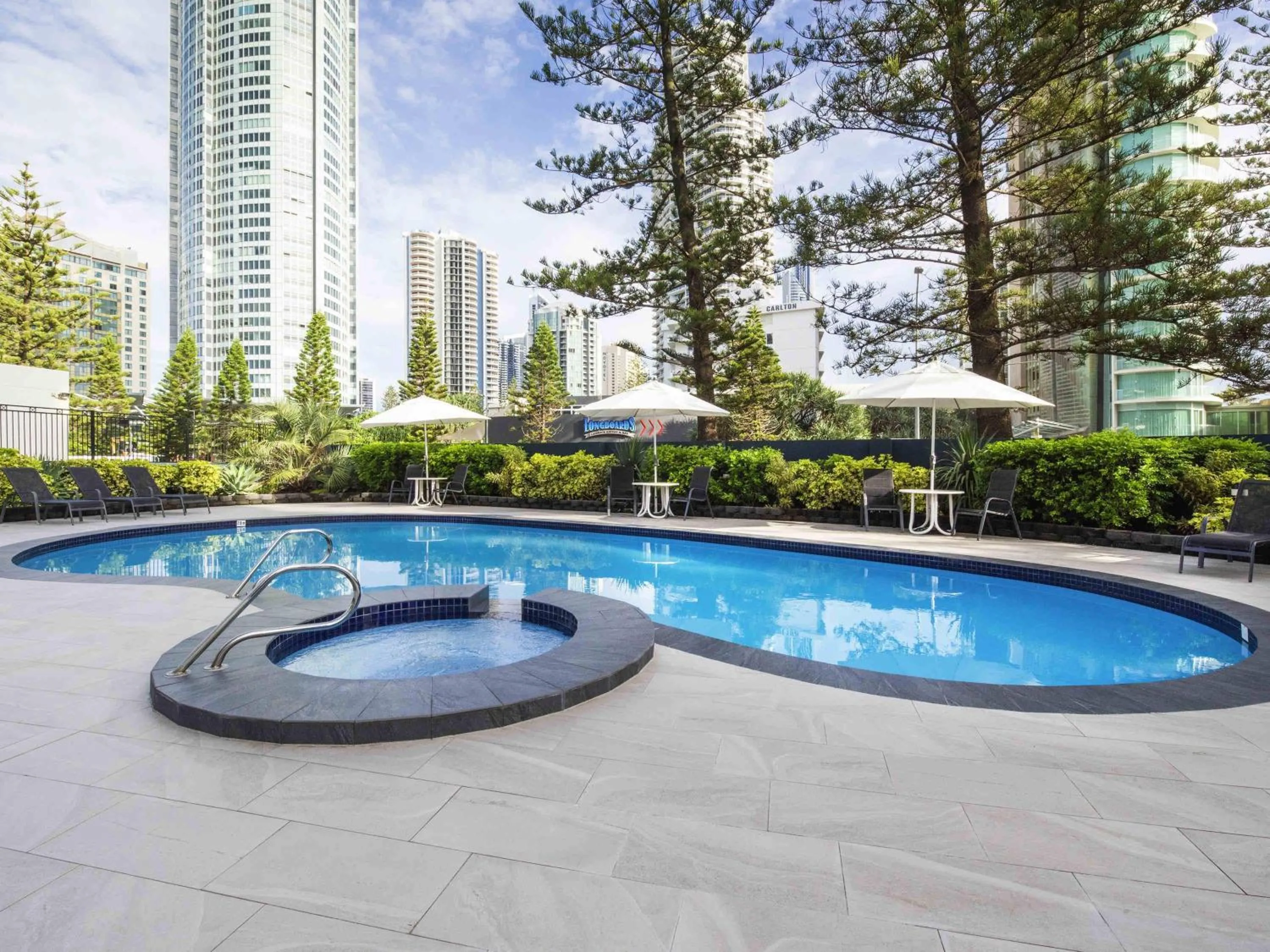 Property building in BreakFree Longbeach Resort