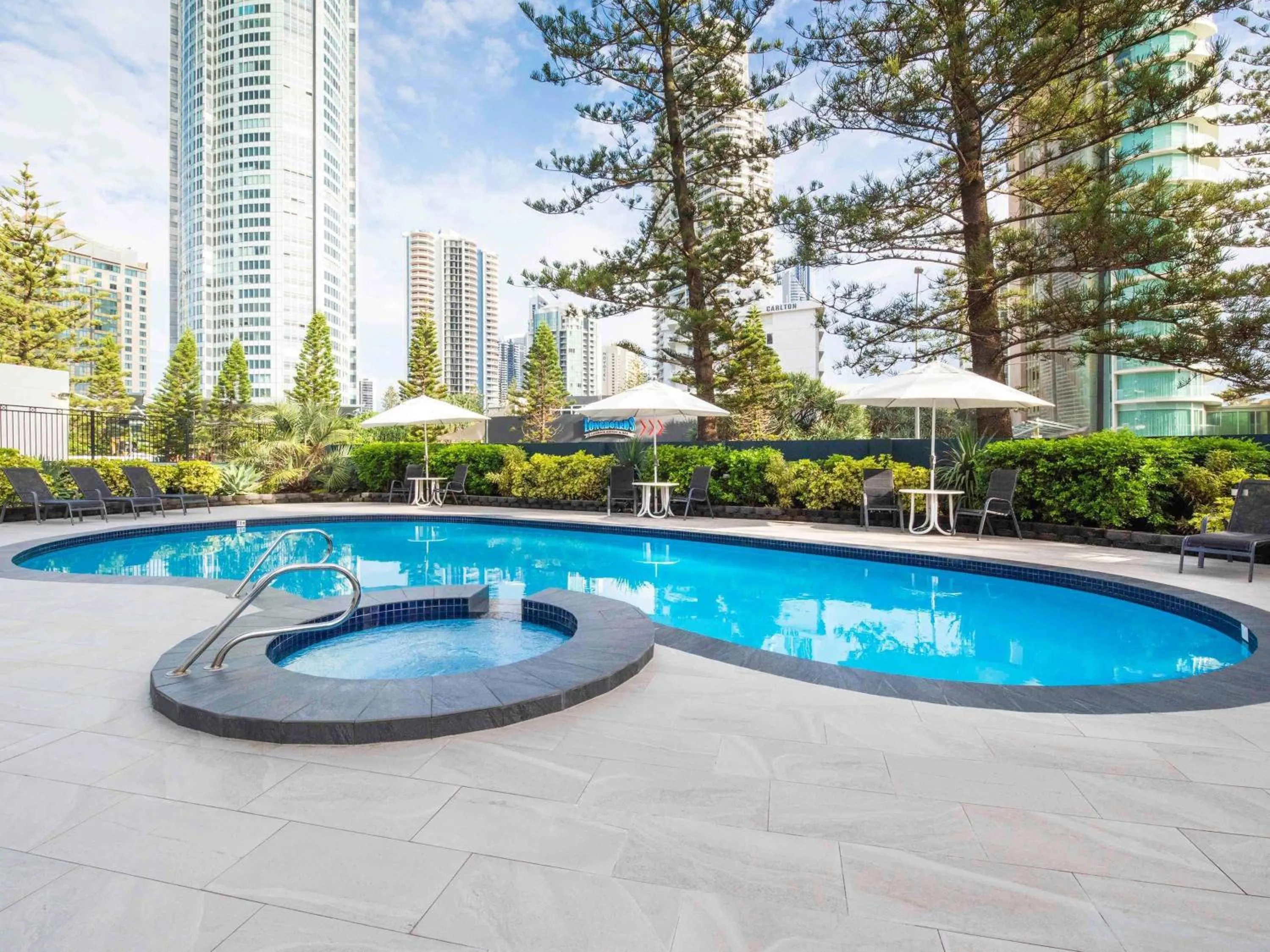 Property building in BreakFree Longbeach Resort