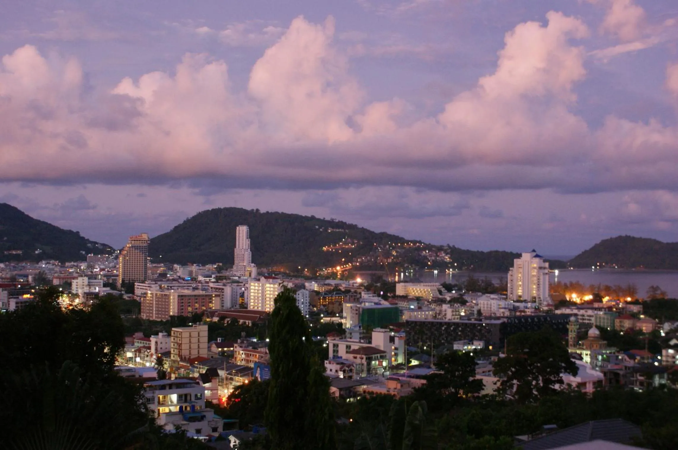 City view in Prince Edouard Apartments & Resort Patong Beach Phuket