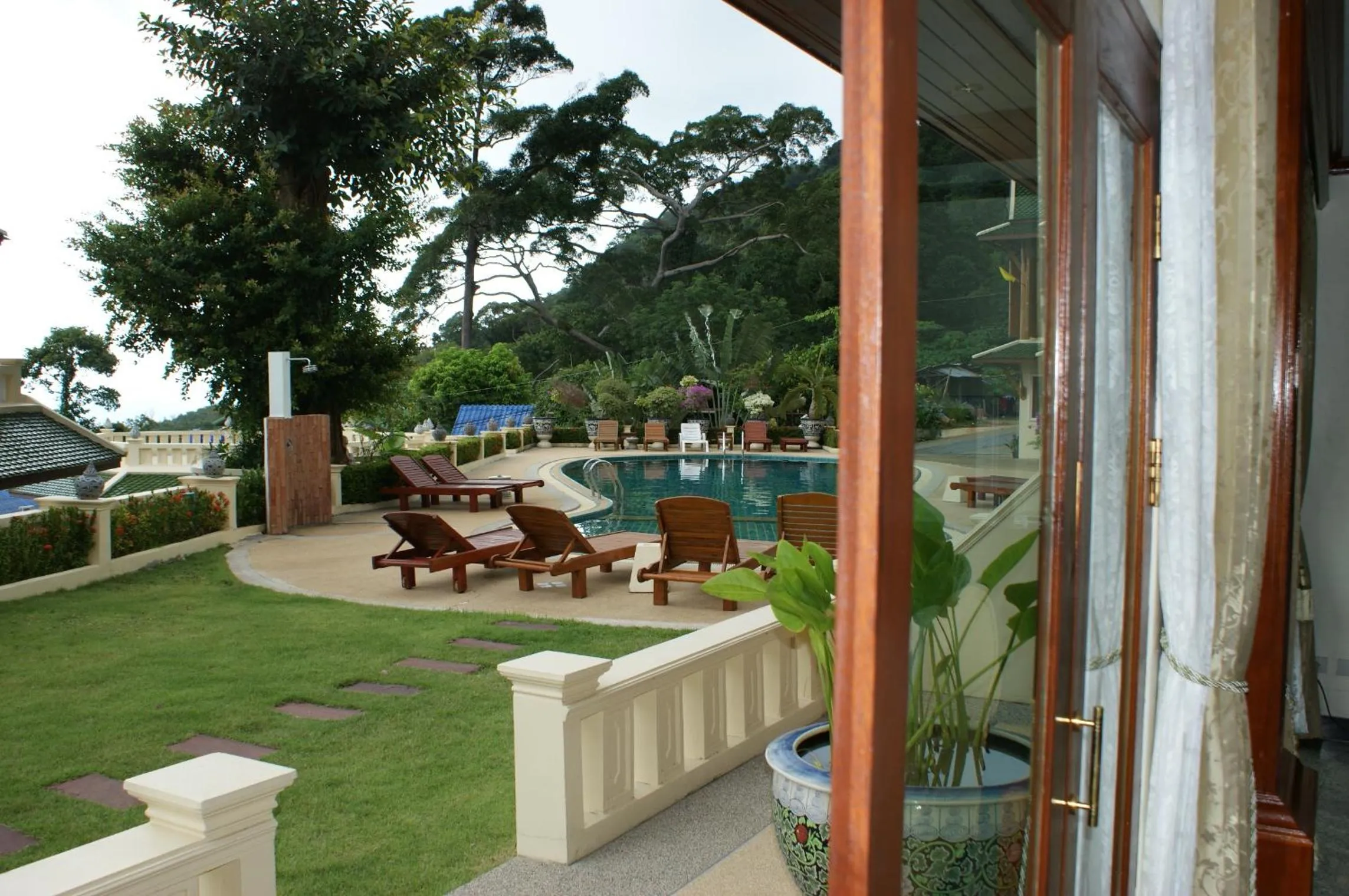 Pool view in Prince Edouard Apartments & Resort Patong Beach Phuket