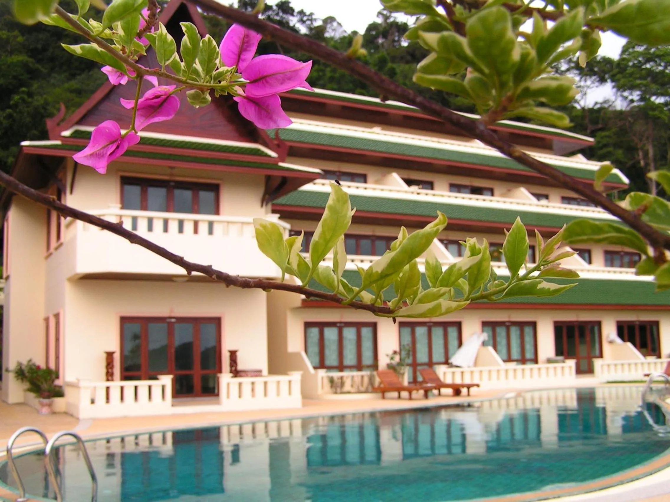 Pool view in Prince Edouard Apartments & Resort Patong Beach Phuket