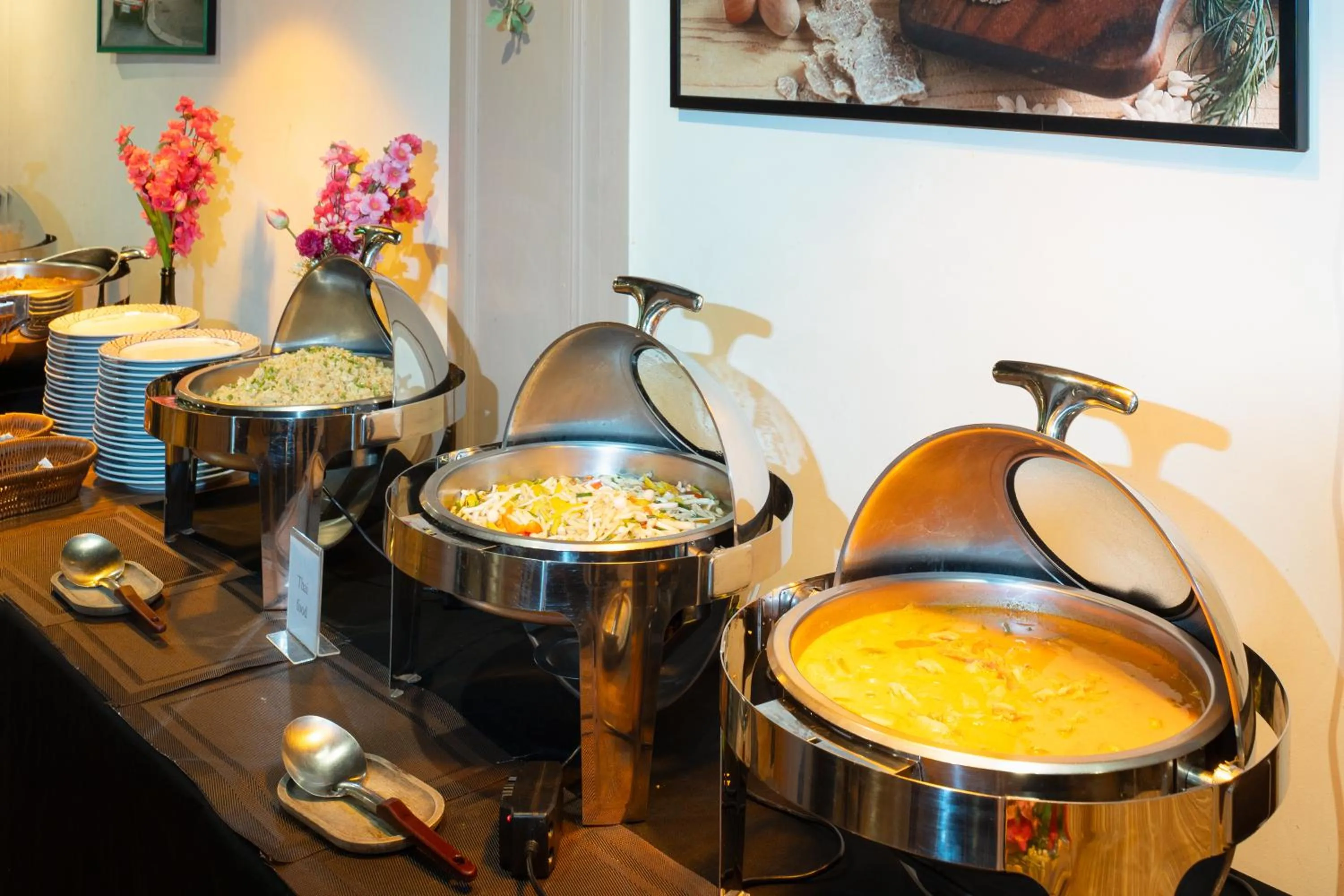 Buffet breakfast in Arawana Regency Park Sukhumvit