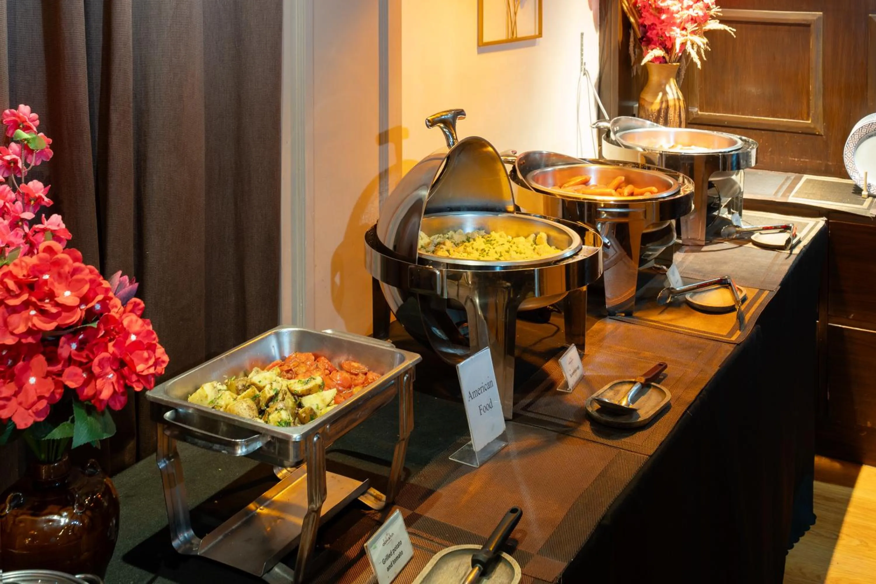 Buffet breakfast in Arawana Regency Park Sukhumvit