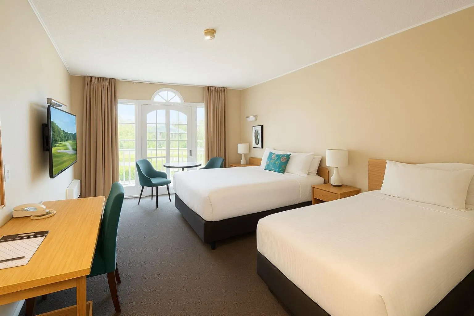 Bedroom, Bed in Wallaceville Motor Lodge