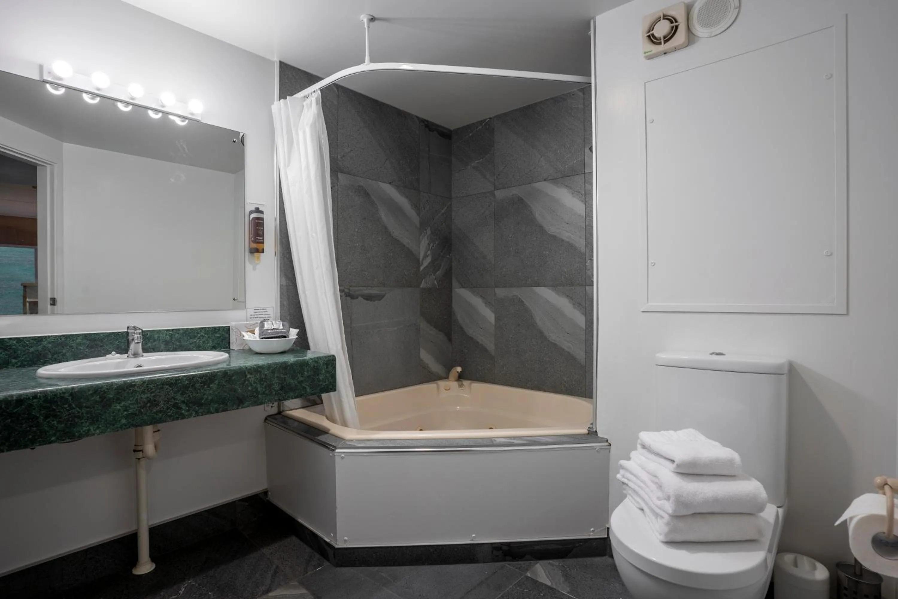 Bathroom in Wallaceville Motor Lodge