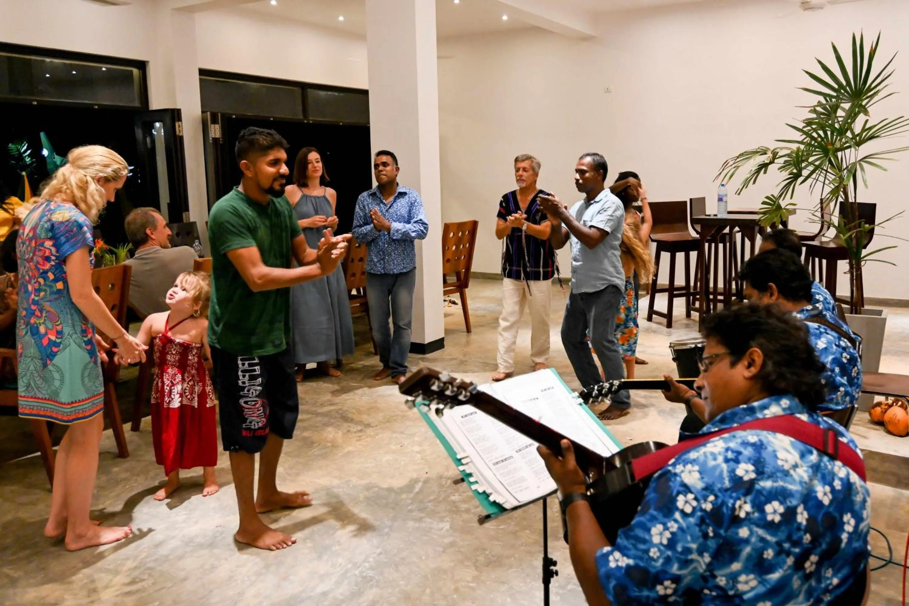 Evening entertainment in Sath Villa Naadi Ayurveda Resort