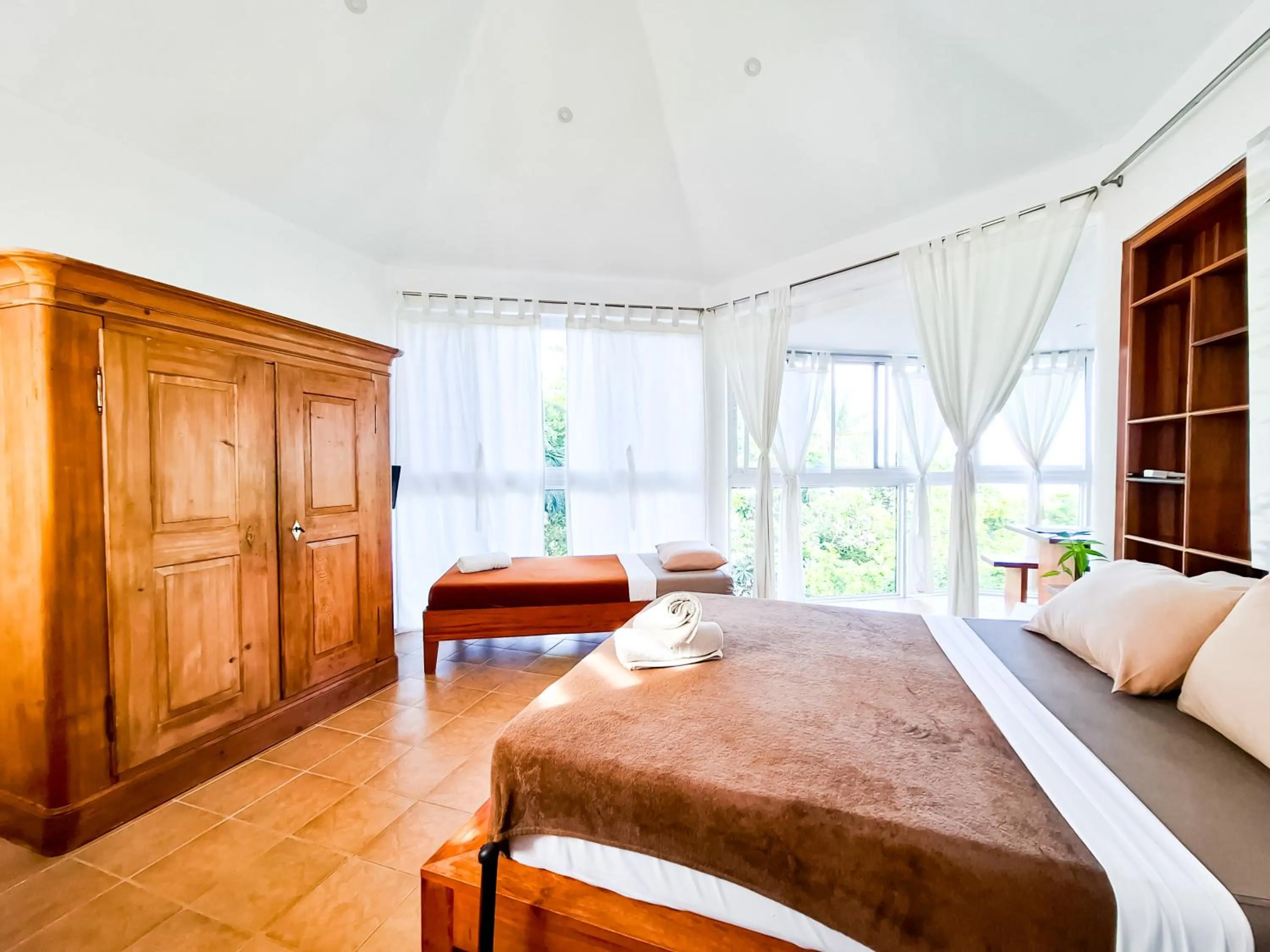 Bed in Aissatou Beach Resort