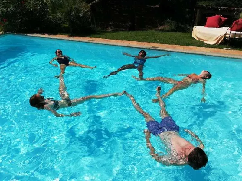 Pool view in Villa Fontane Cottage