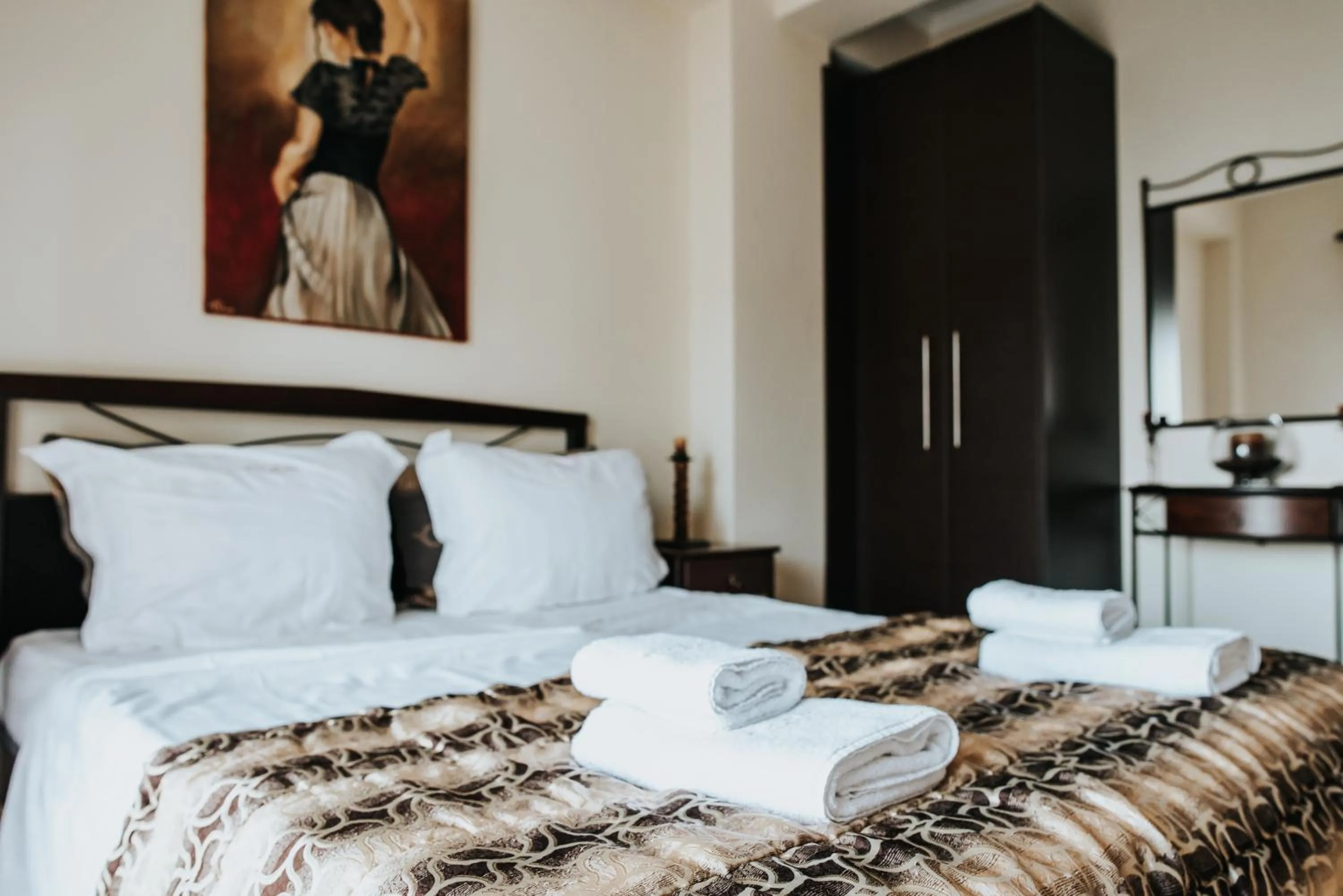 Bed in Villa Milena