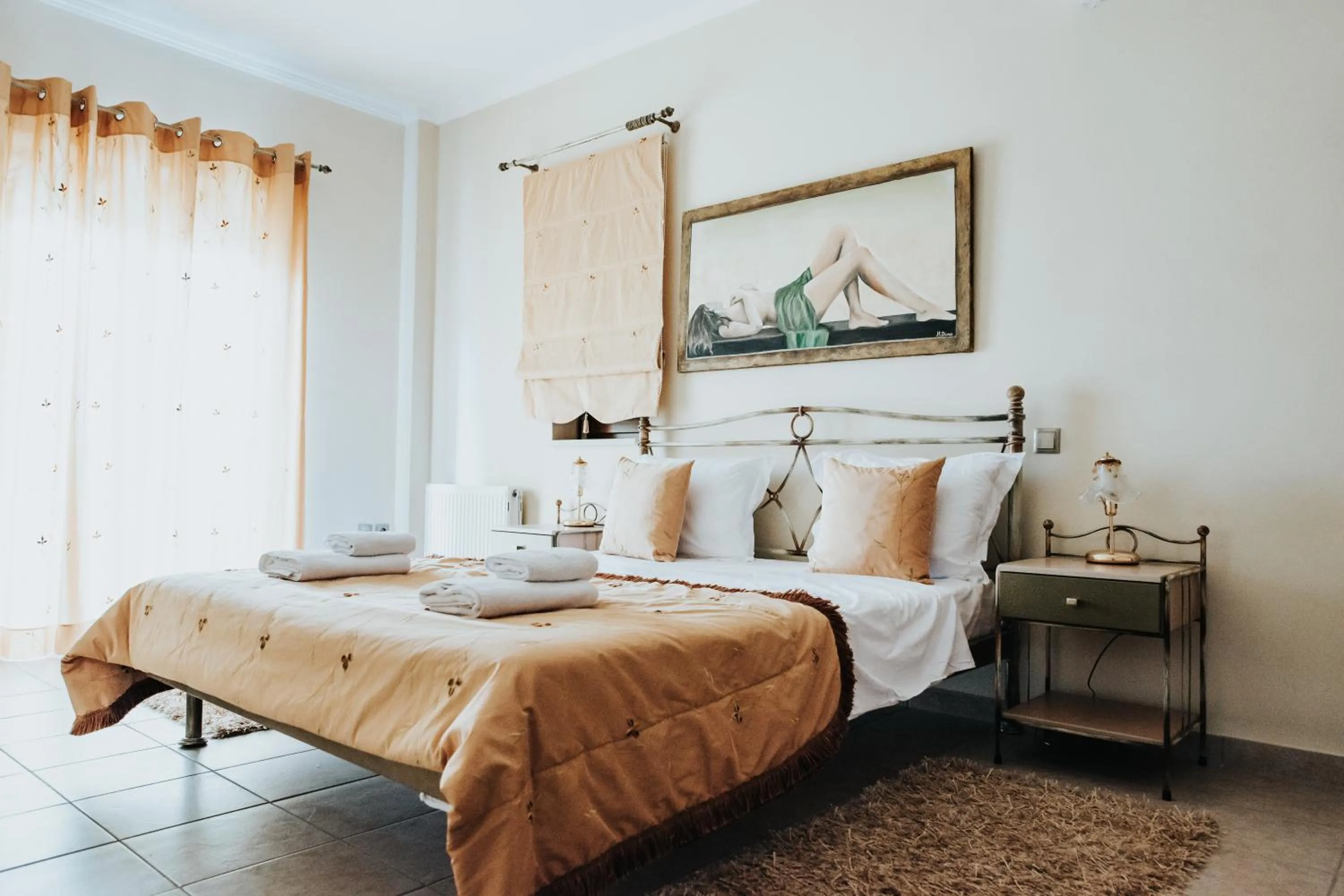 Bed in Villa Milena