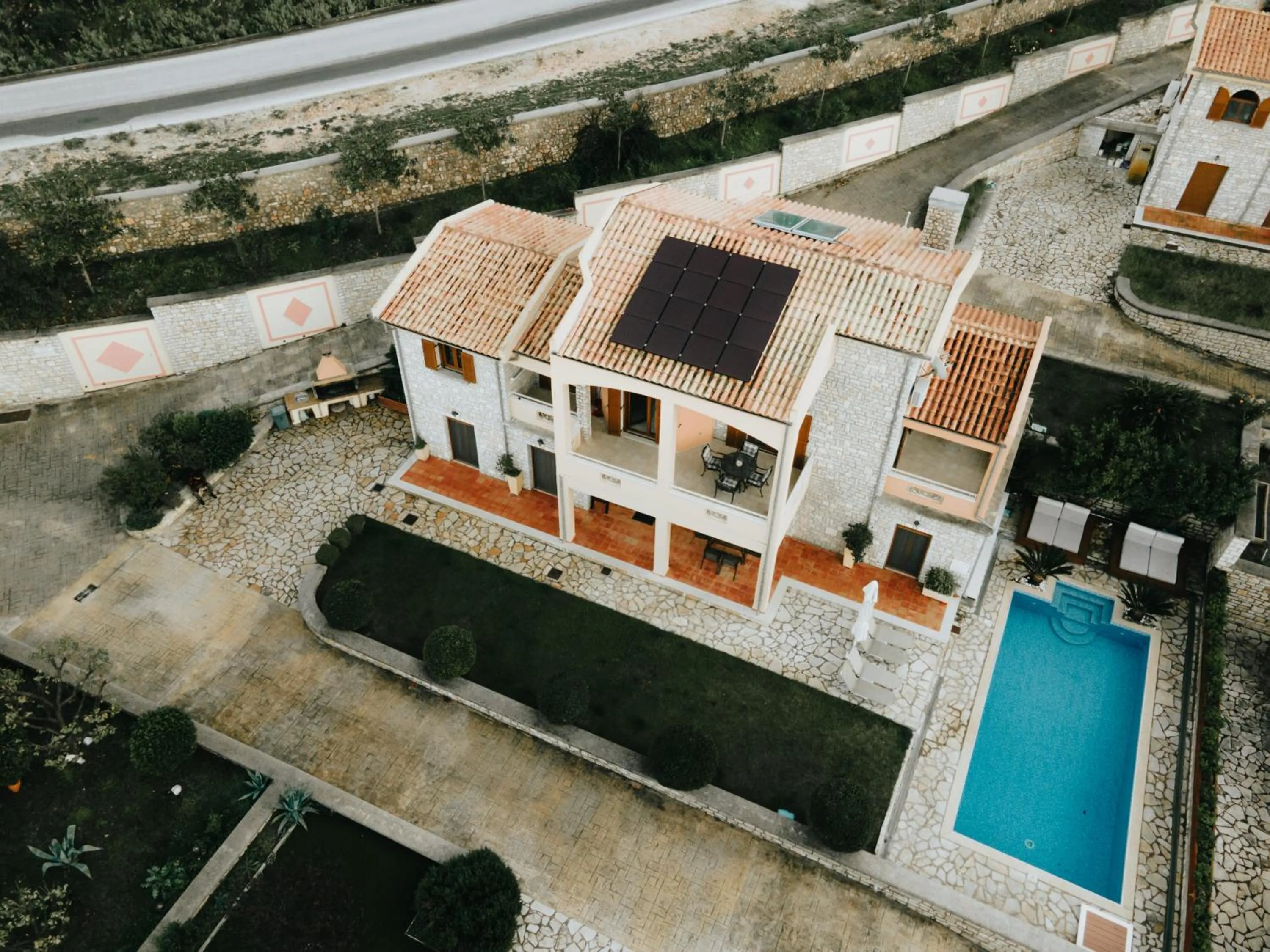 Bird's eye view in Villa Milena