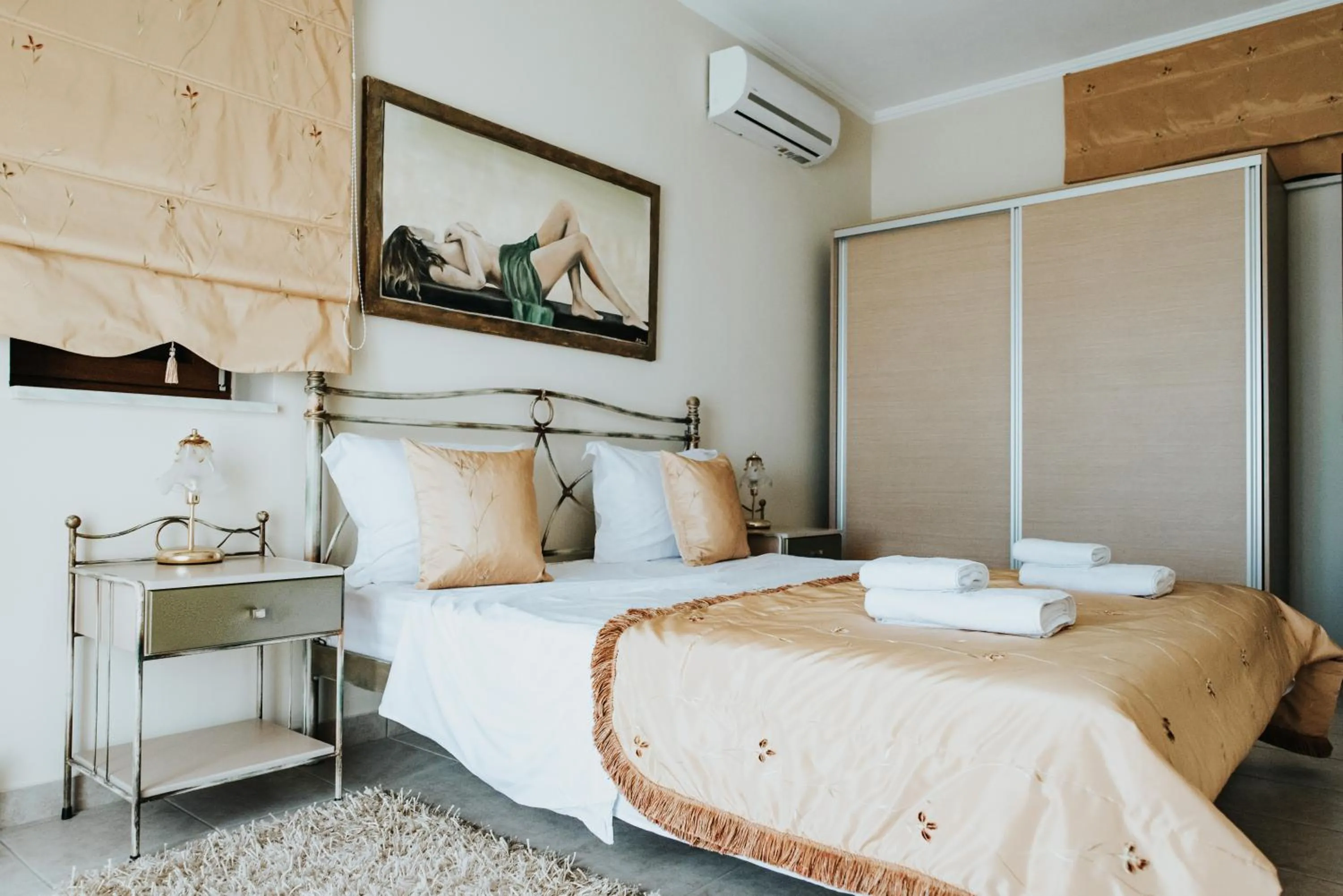 Bed in Villa Milena