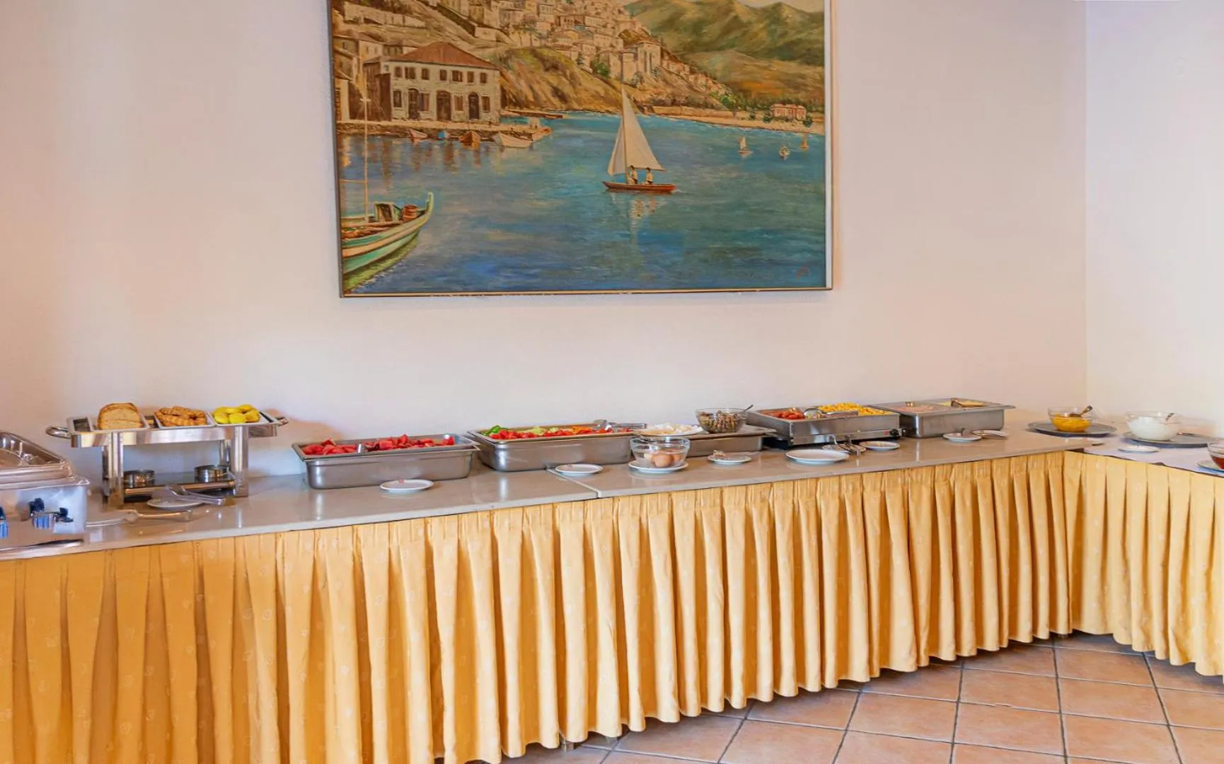 Buffet breakfast in Hotel Molyvos I