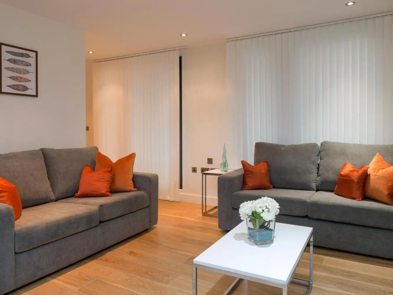 Living room in Central Tower Bridge Apartment