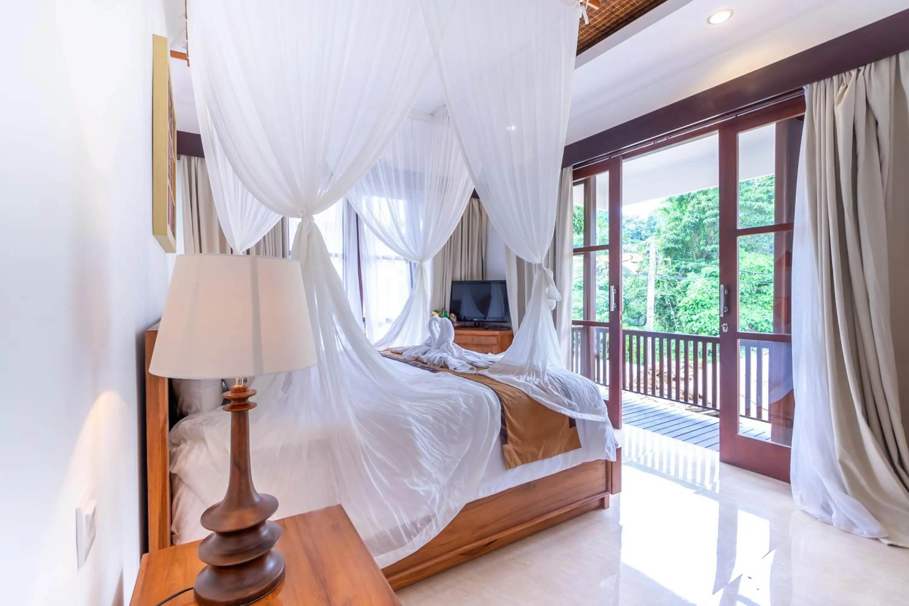Bed in Villa Sonia Bisma