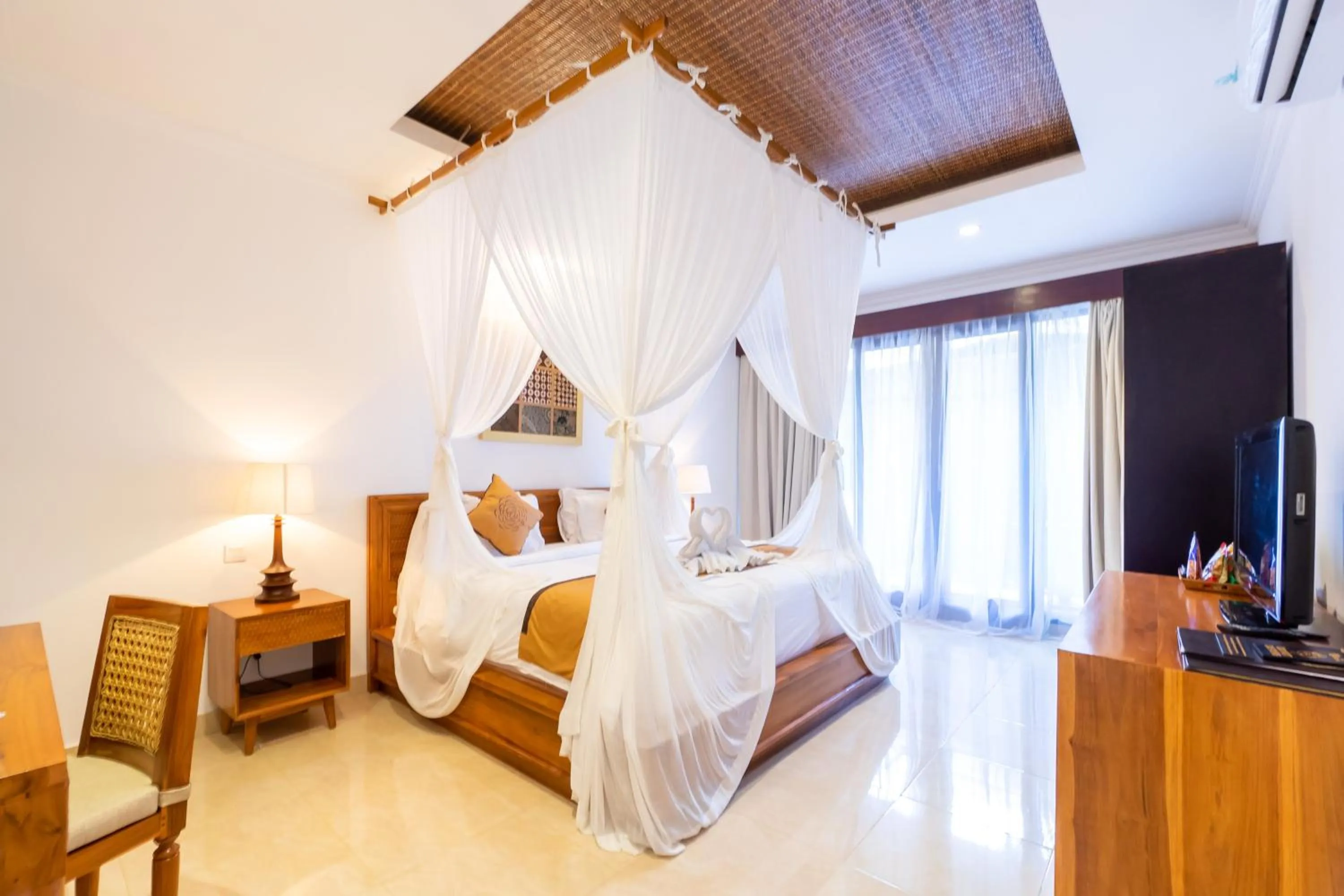 Bed in Villa Sonia Bisma