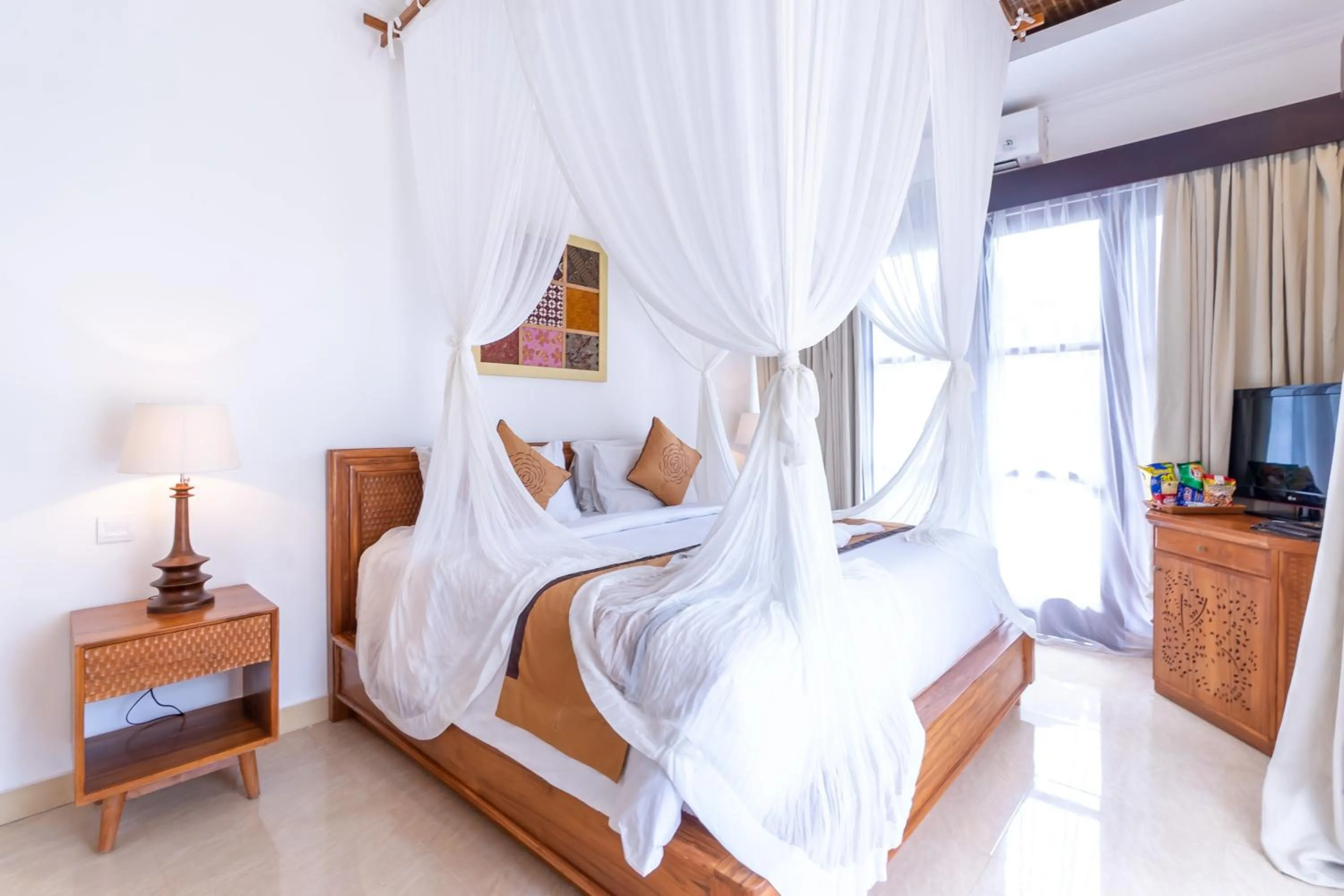Bed in Villa Sonia Bisma