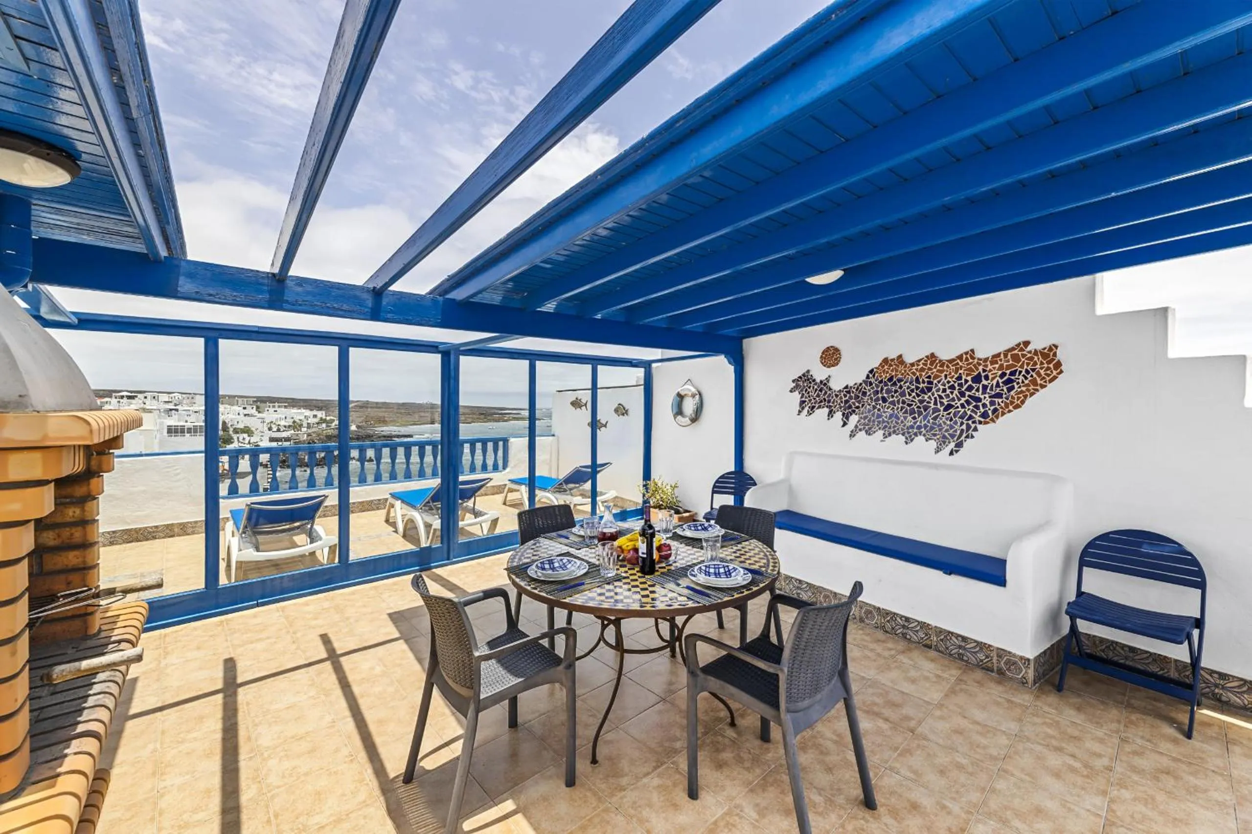 Balcony/Terrace in Casa Azul by Escape Home