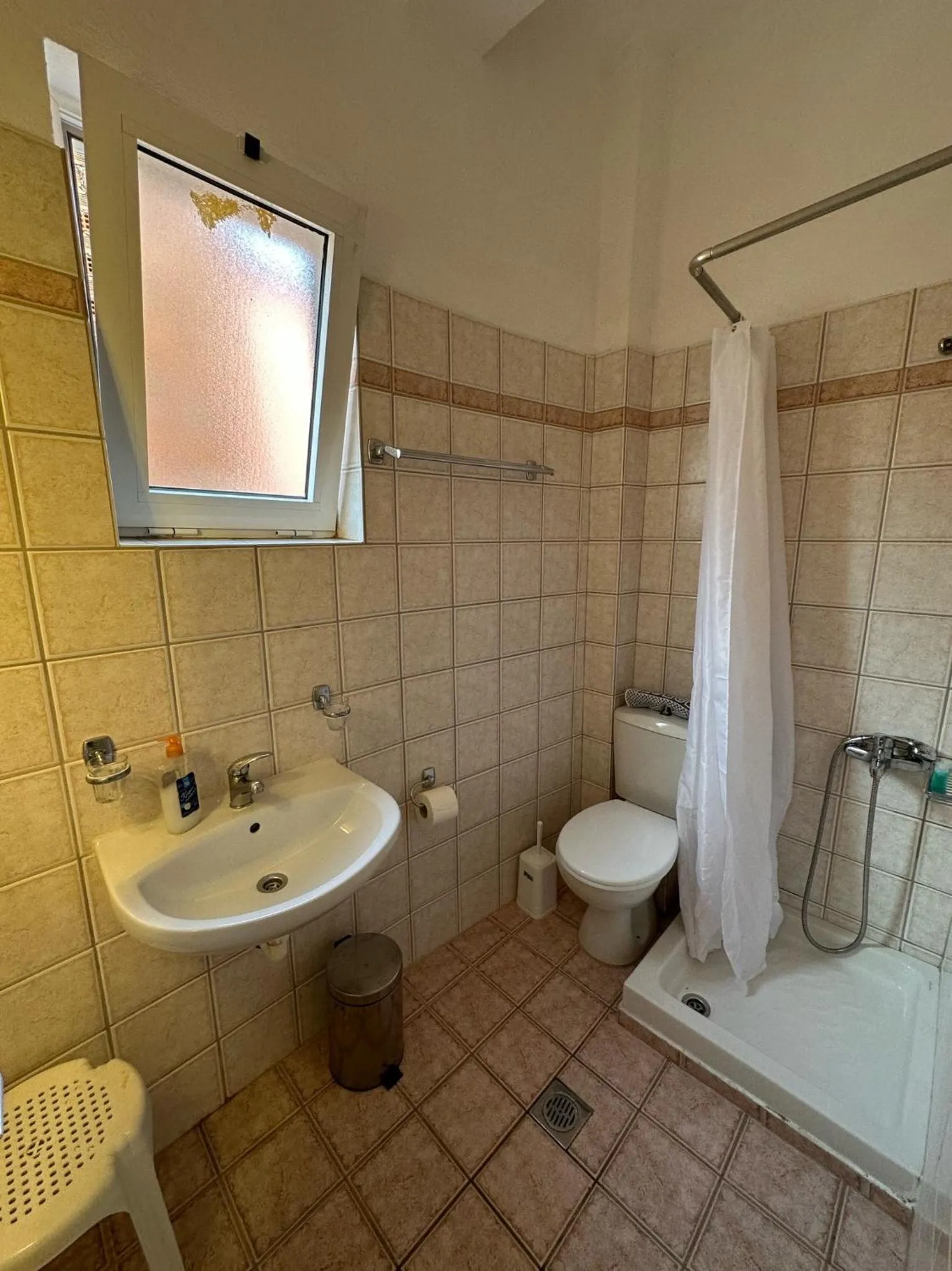 Shower in Hotel Galini