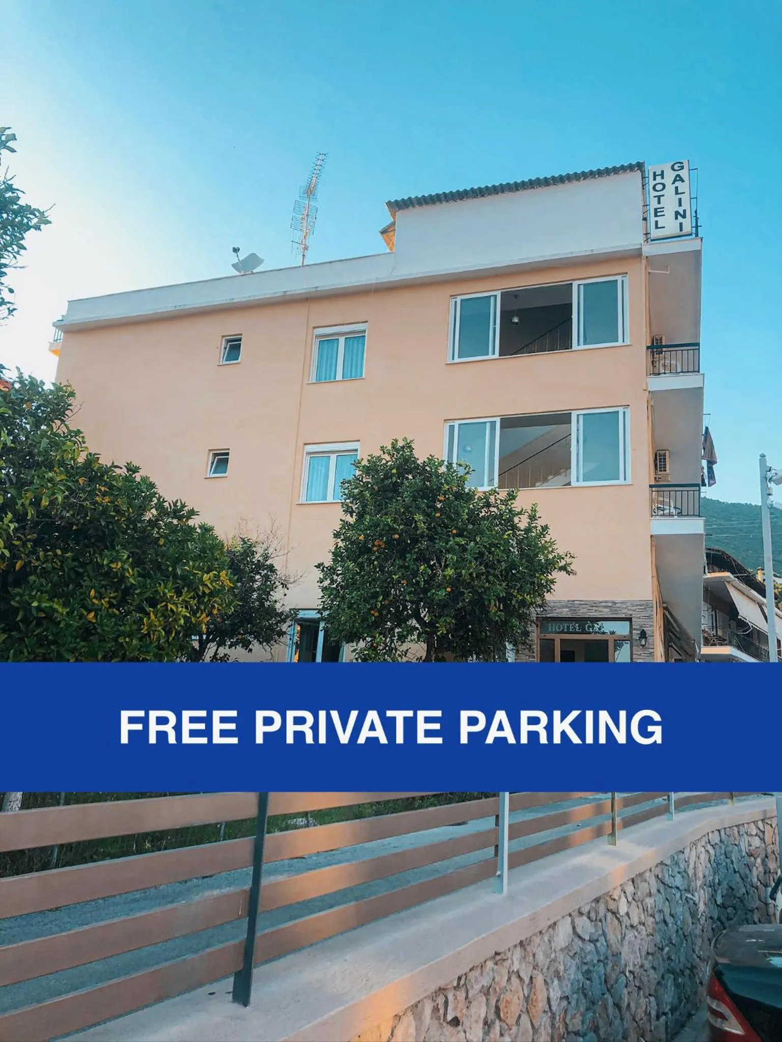 Property building in Hotel Galini