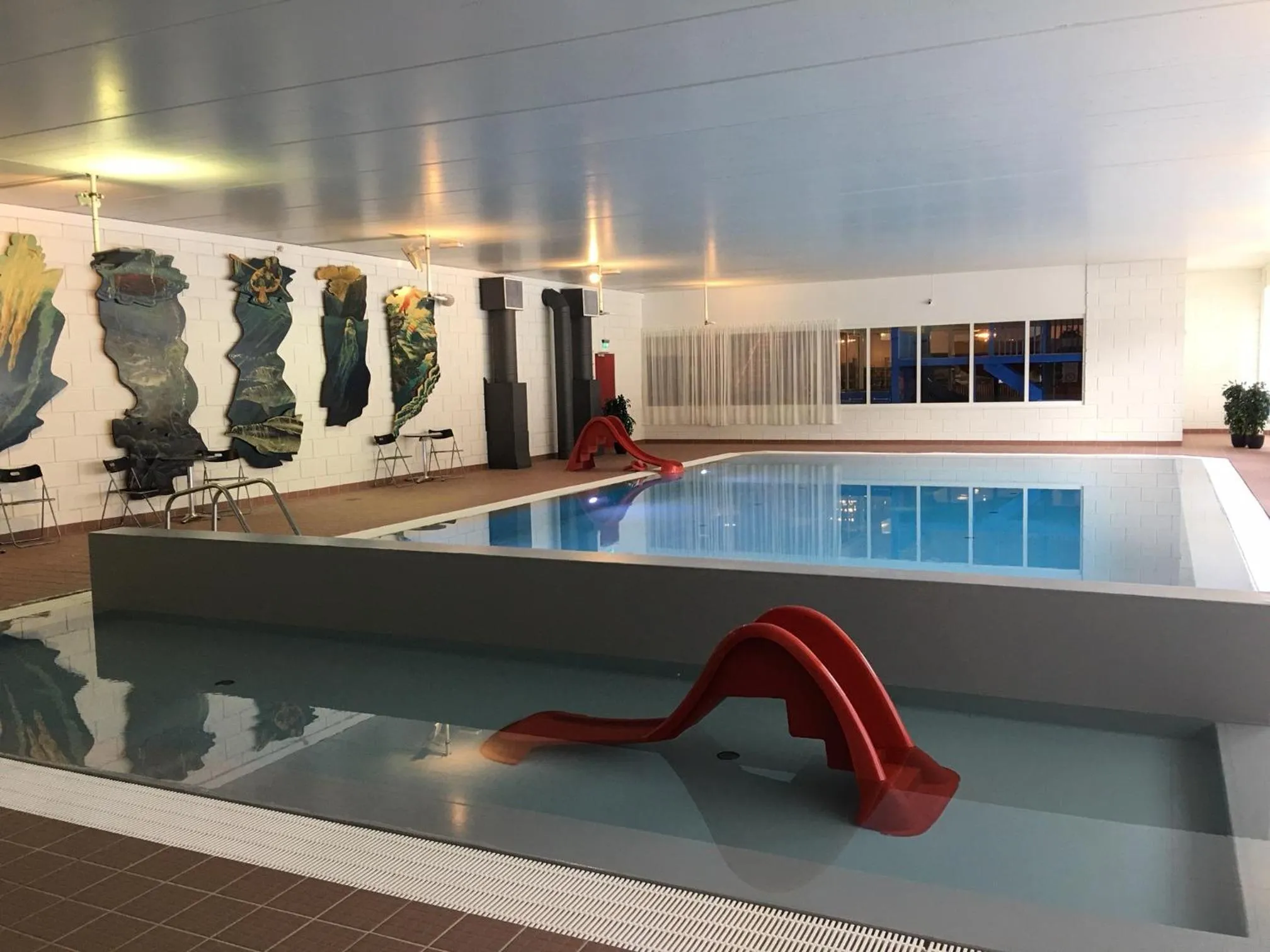 Swimming pool in Vesterland Feriepark Hytter, hotell og leikeland