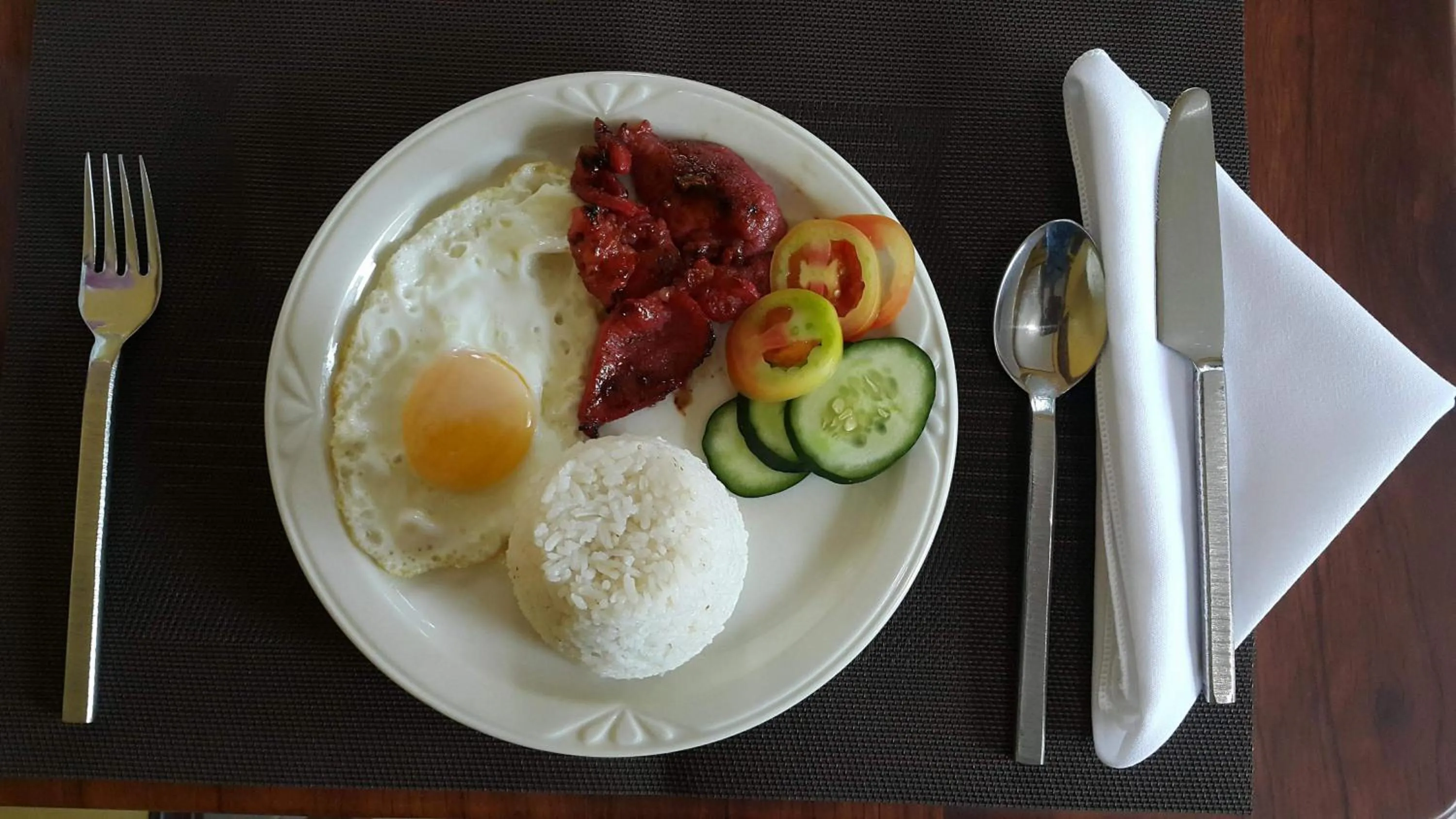 Breakfast in Carribean Transient House