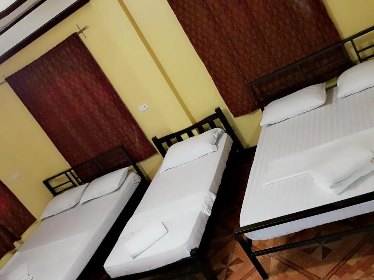 Bed in Carribean Transient House