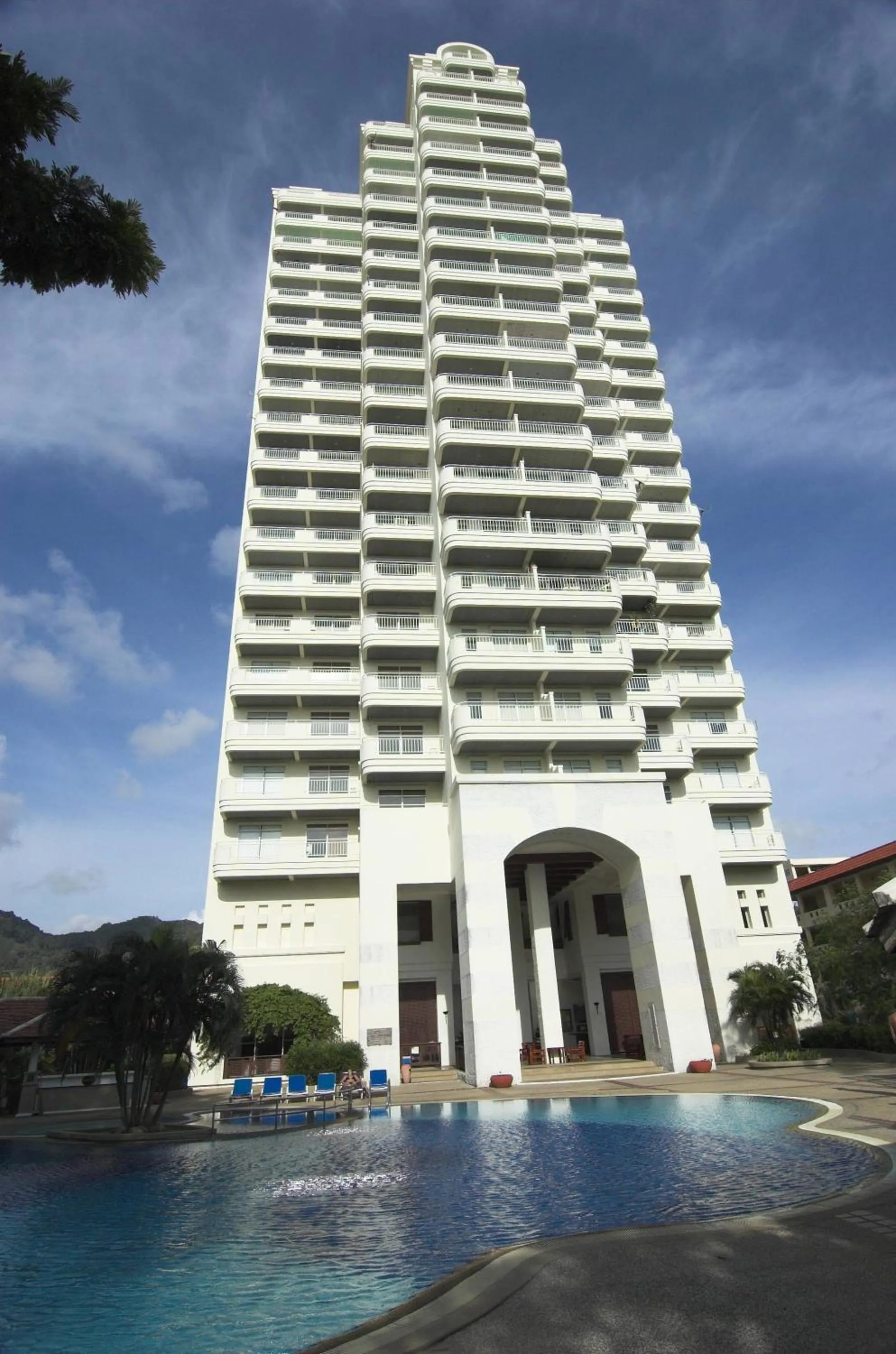 Property building in Waterfront Suites Phuket by Centara