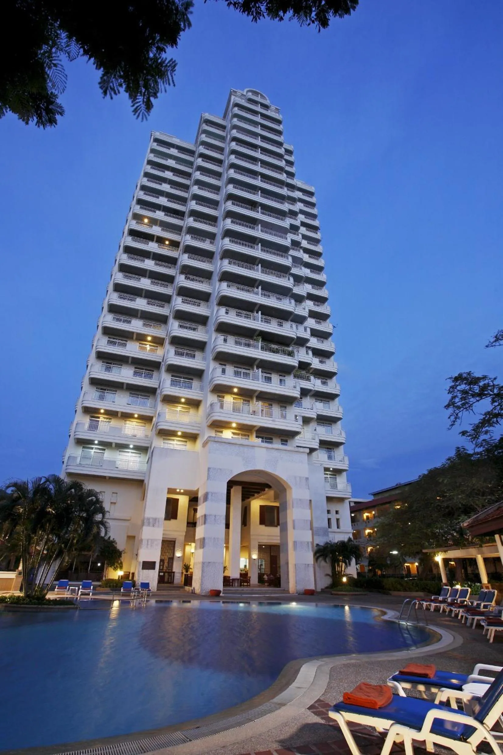 Property building in Waterfront Suites Phuket by Centara