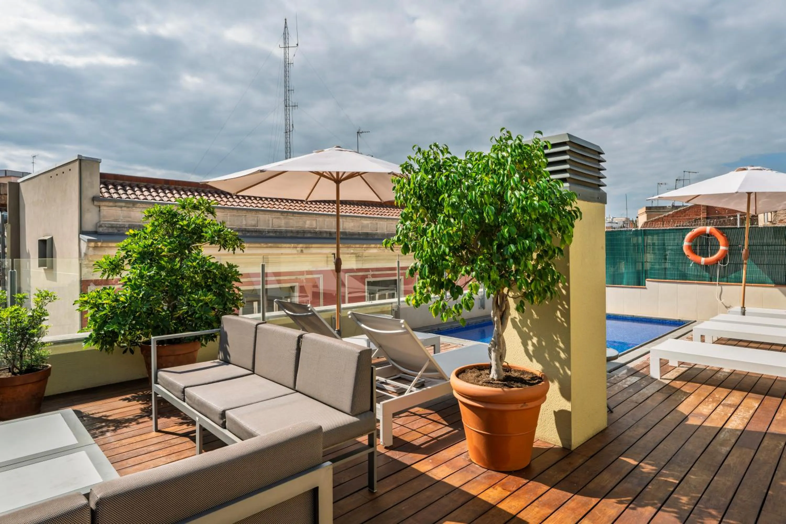 Balcony/Terrace in Aspasios Catedral Apartments