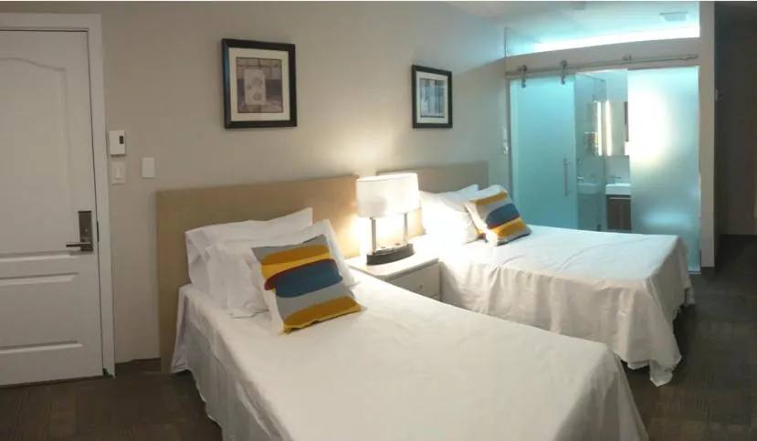 Bed in Hotel Le Deville