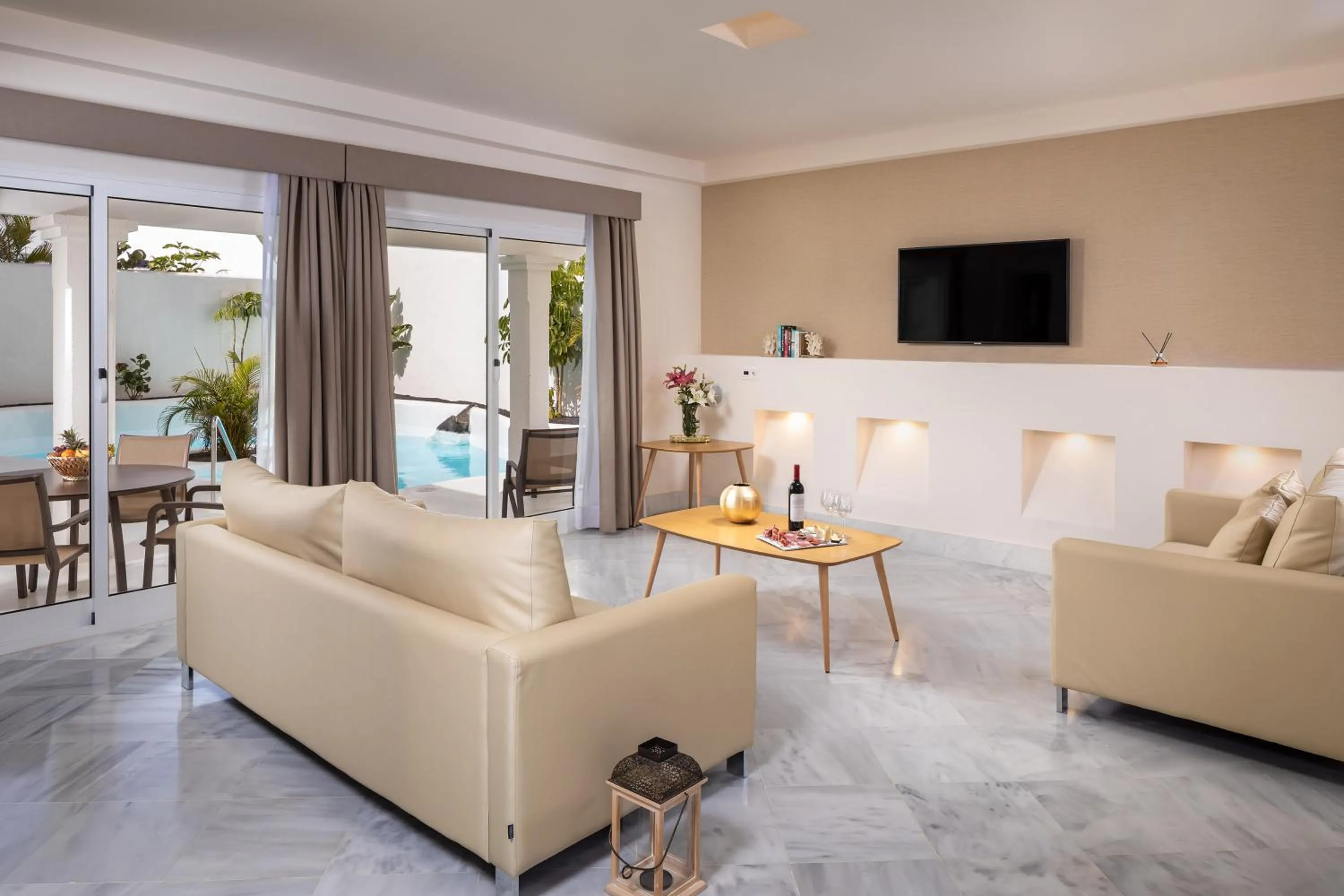 Living room in Bahiazul Resort Fuerteventura