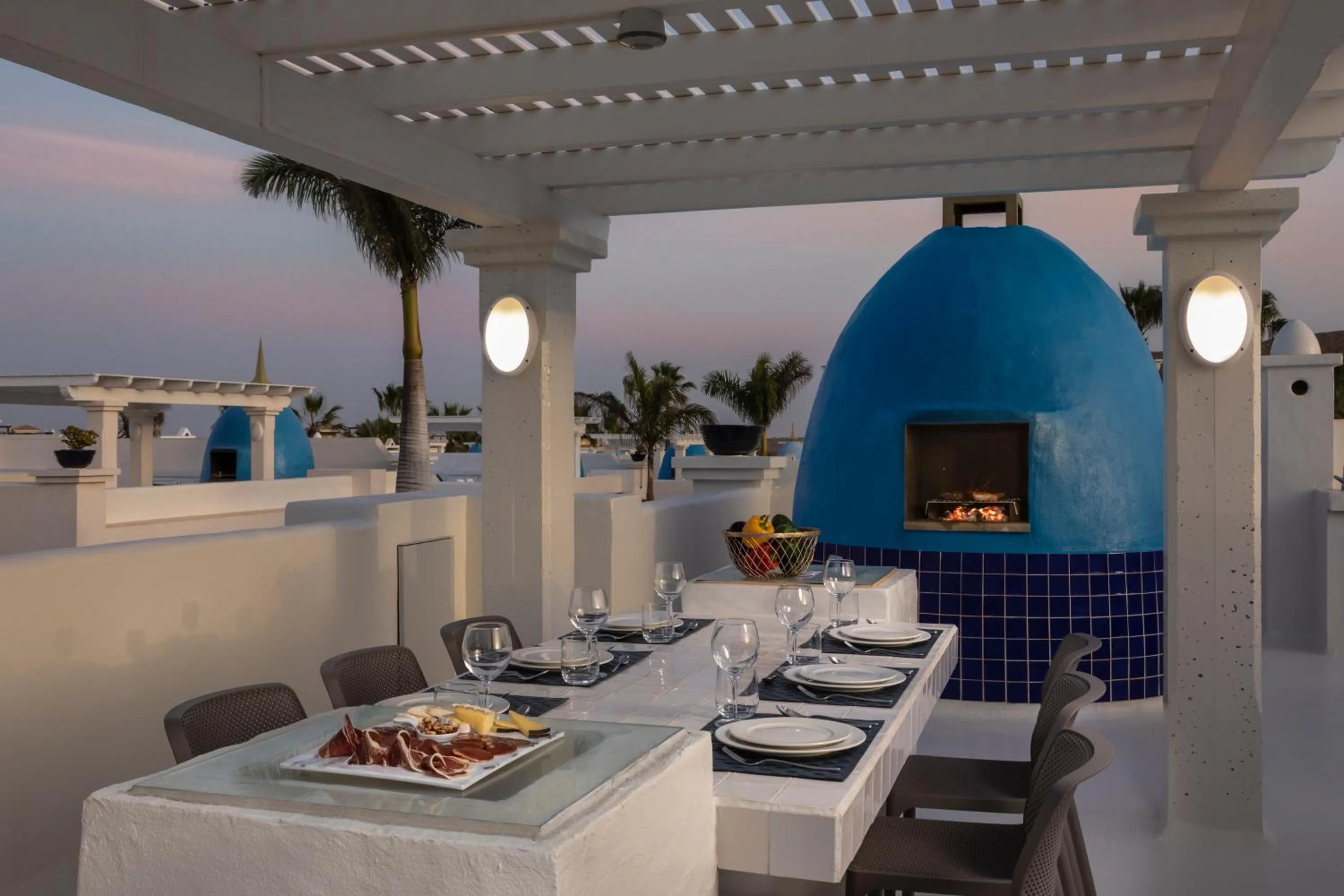 BBQ facilities in Bahiazul Resort Fuerteventura