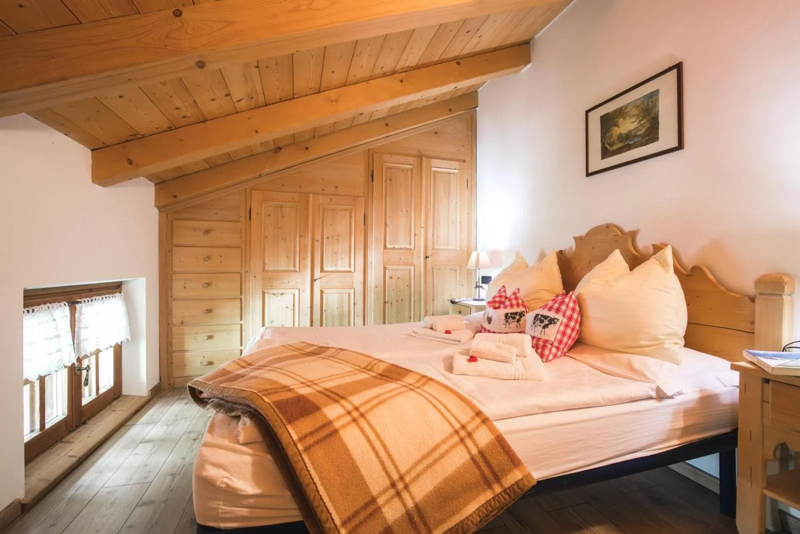 Bed in Hotel Chalet Alpenrose Bio Wellness Naturaktivhotel