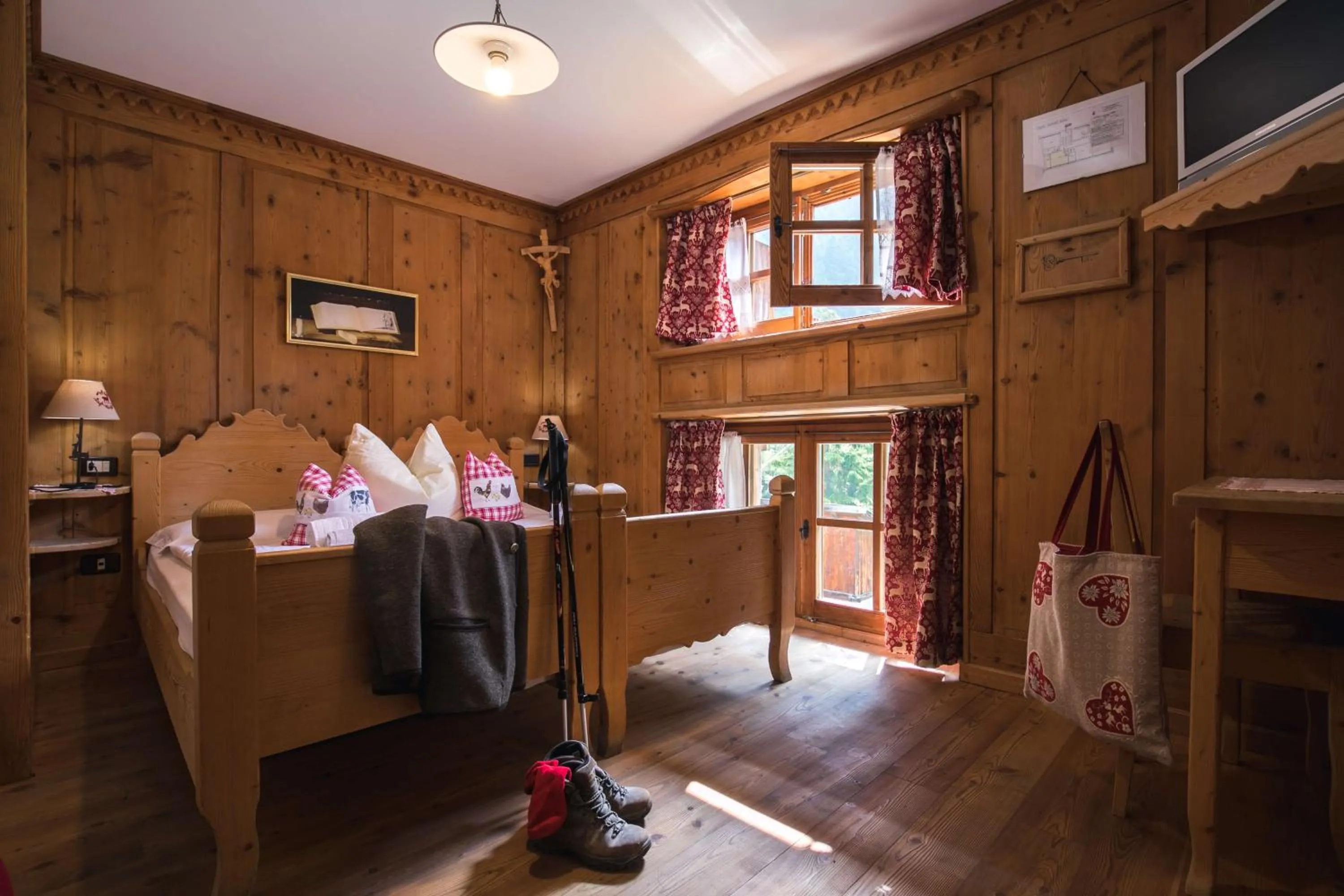 Bed in Hotel Chalet Alpenrose Bio Wellness Naturaktivhotel