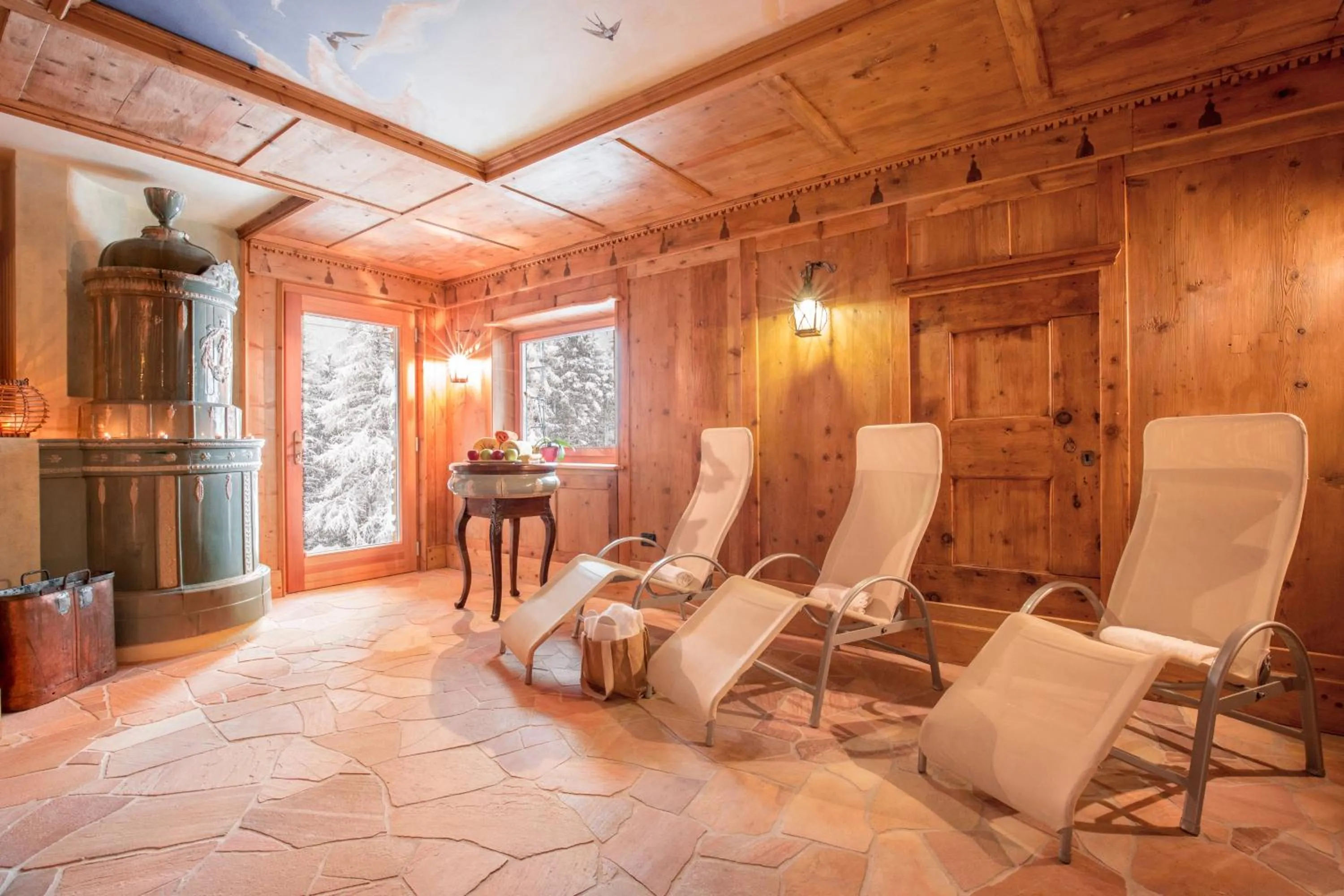 Sauna in Hotel Chalet Alpenrose Bio Wellness Naturaktivhotel