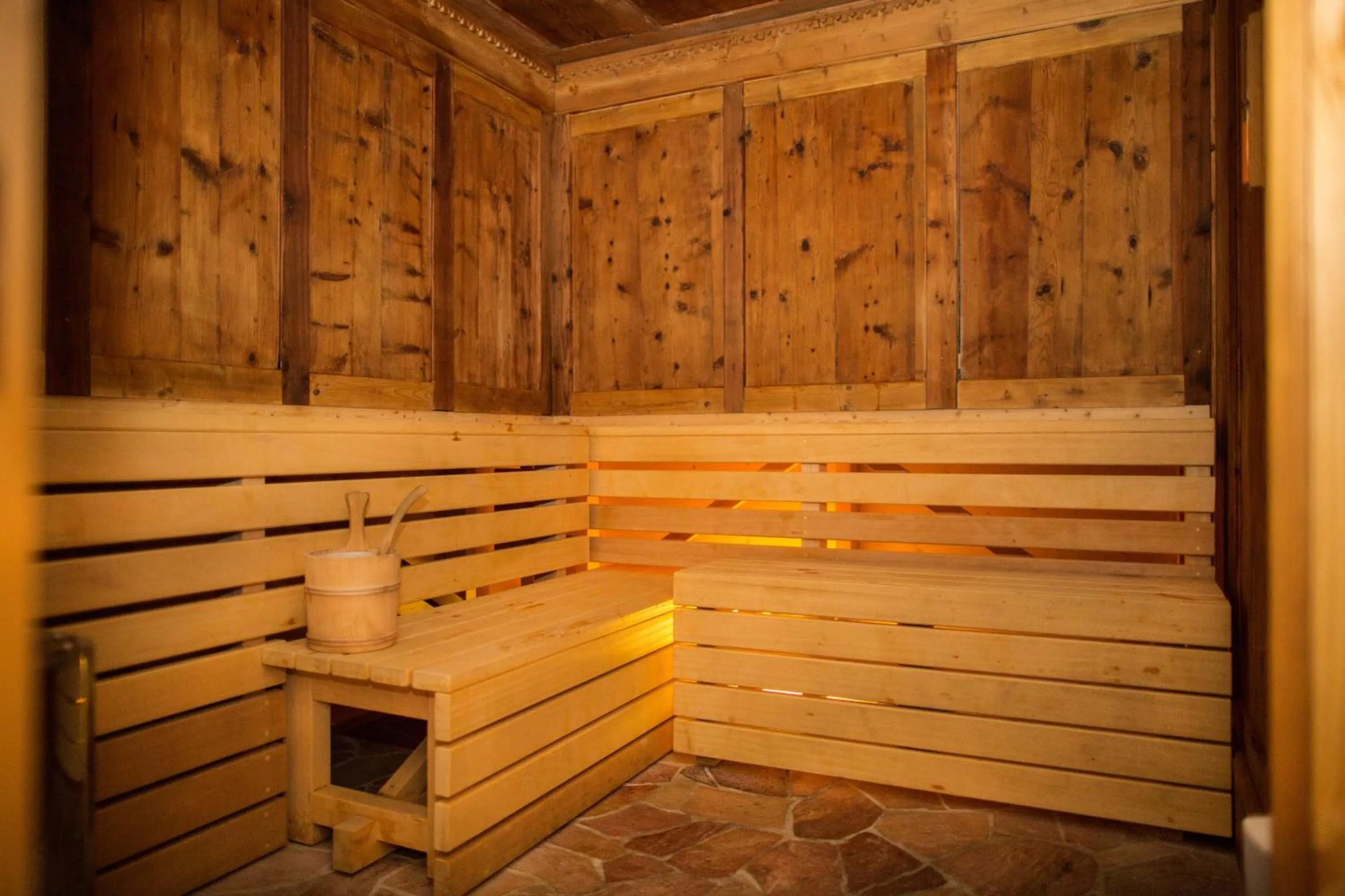 Sauna in Hotel Chalet Alpenrose Bio Wellness Naturaktivhotel