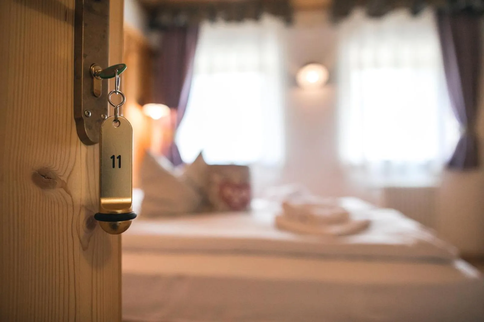 Bed in Hotel Chalet Alpenrose Bio Wellness Naturaktivhotel