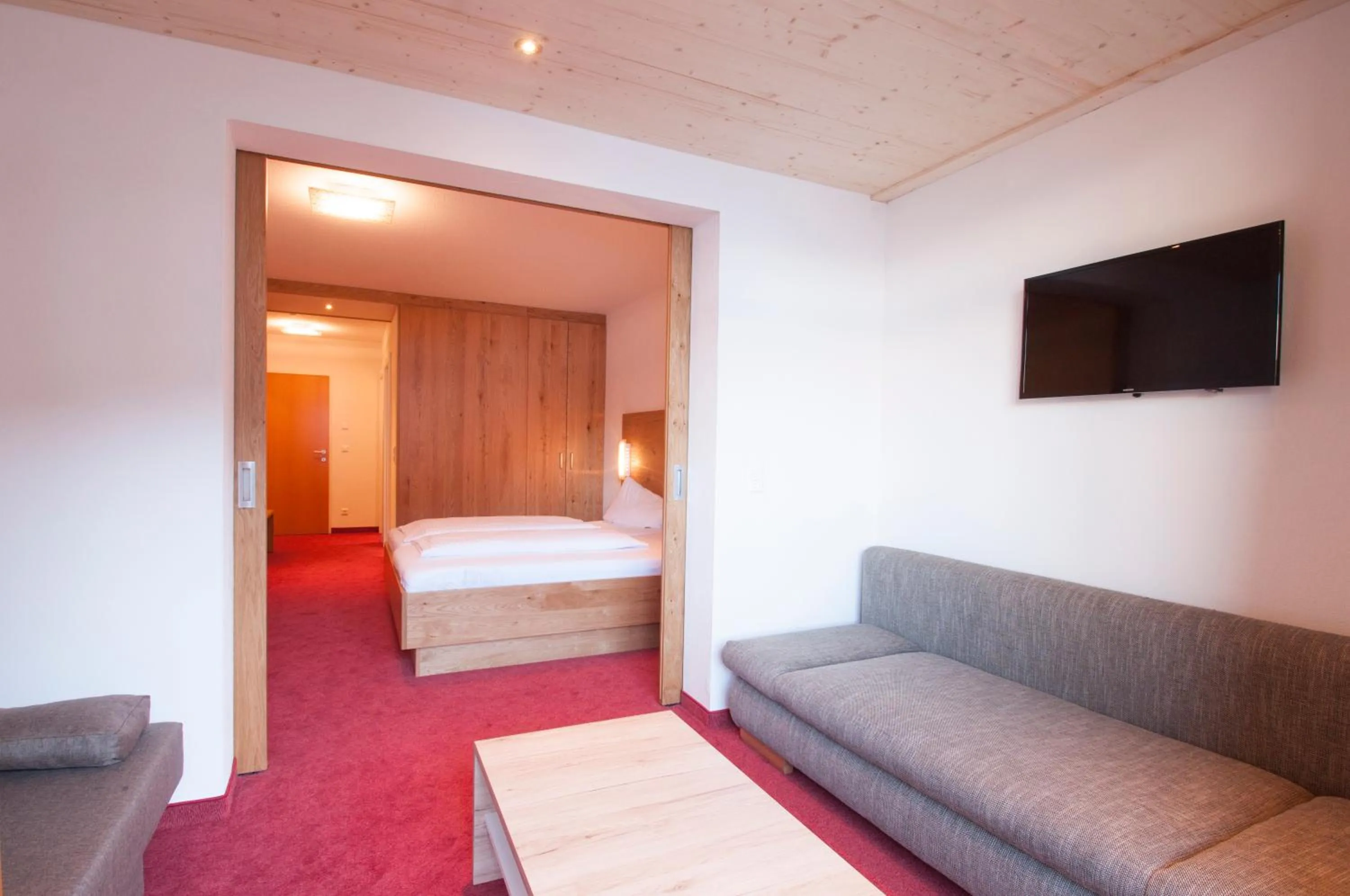 Photo of the whole room, Bed in Erlebnishotel Fendels