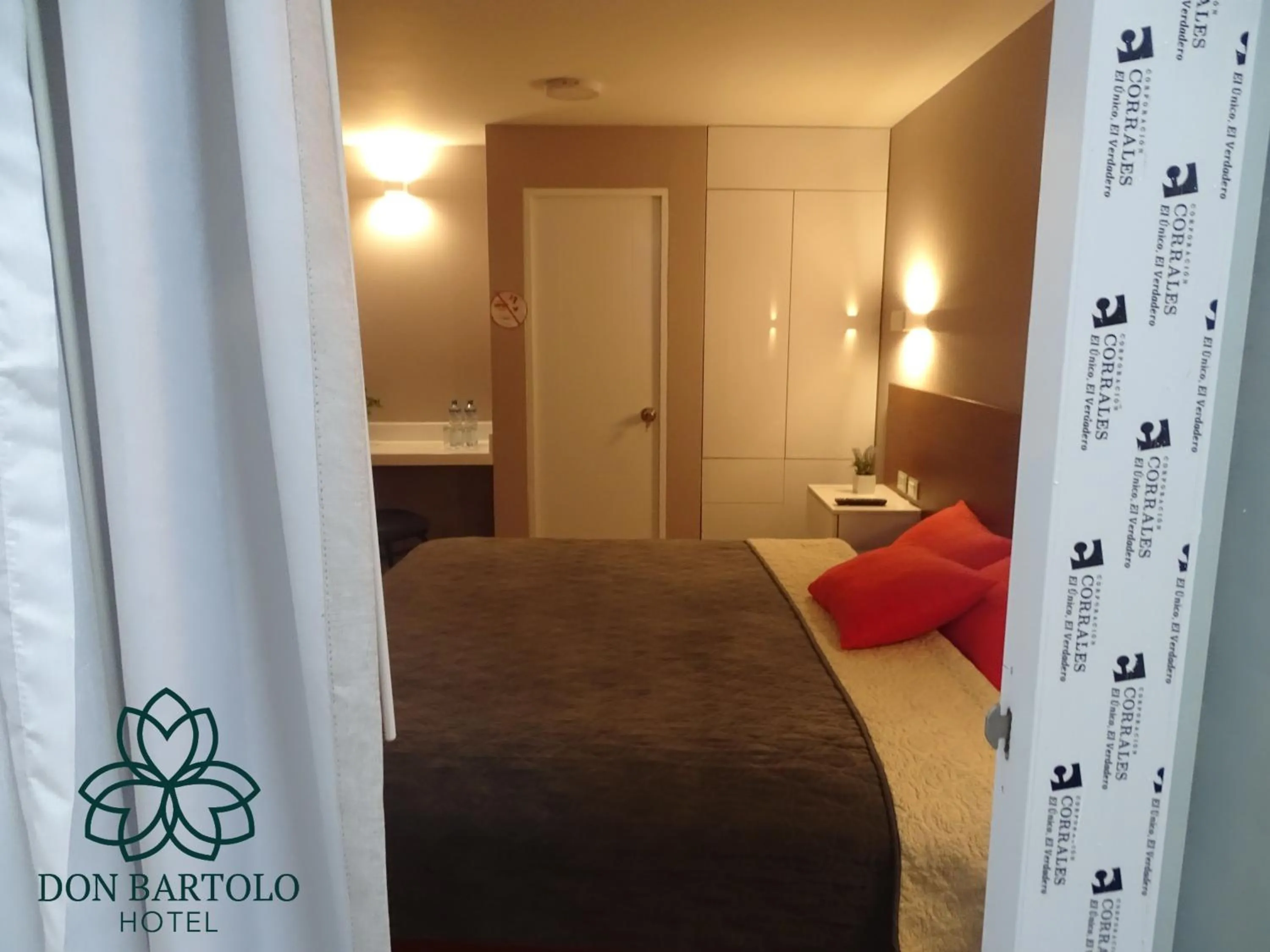 Bed in Hotel Don Bartolo