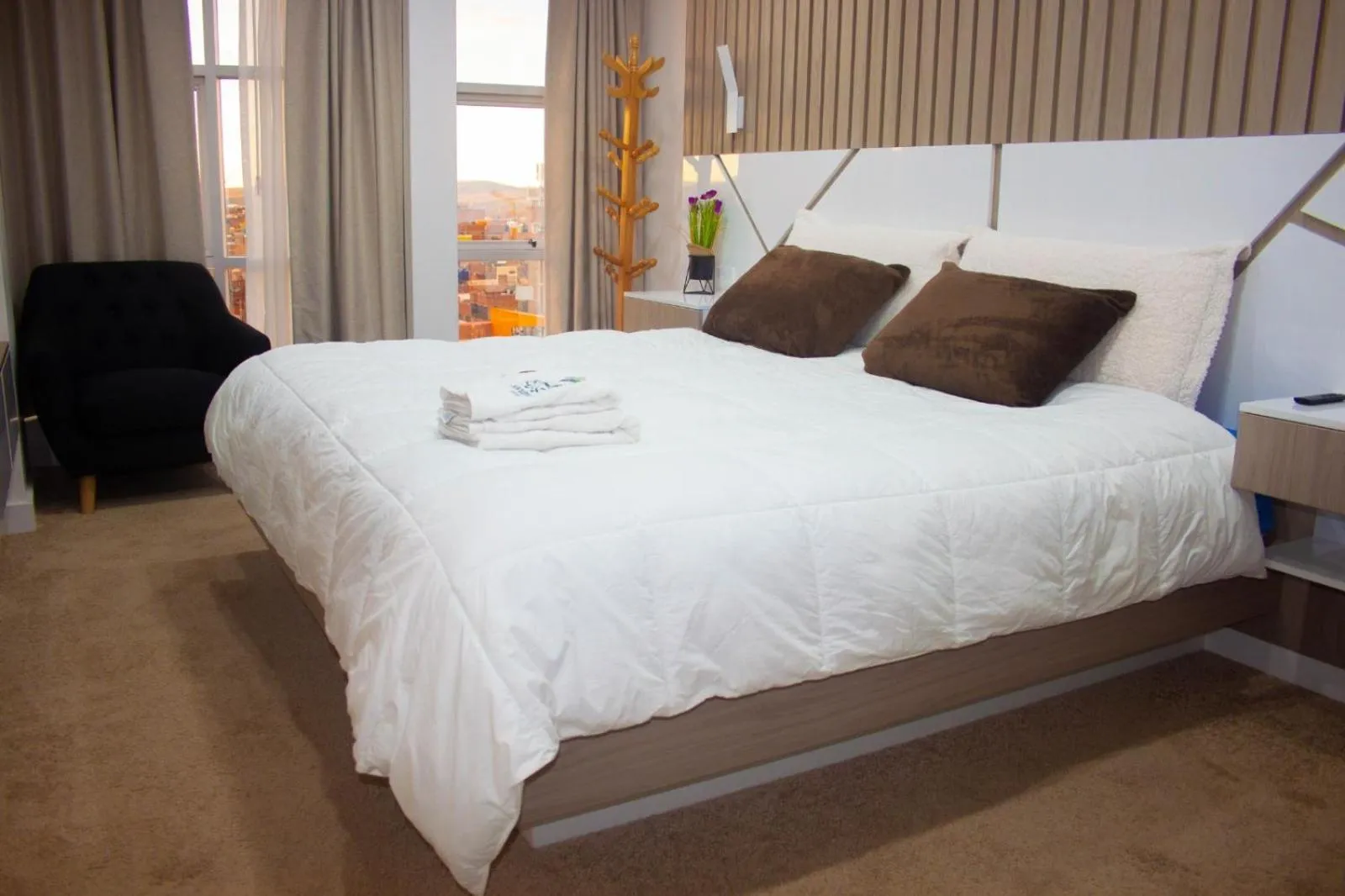 Bed in Hotel Don Bartolo