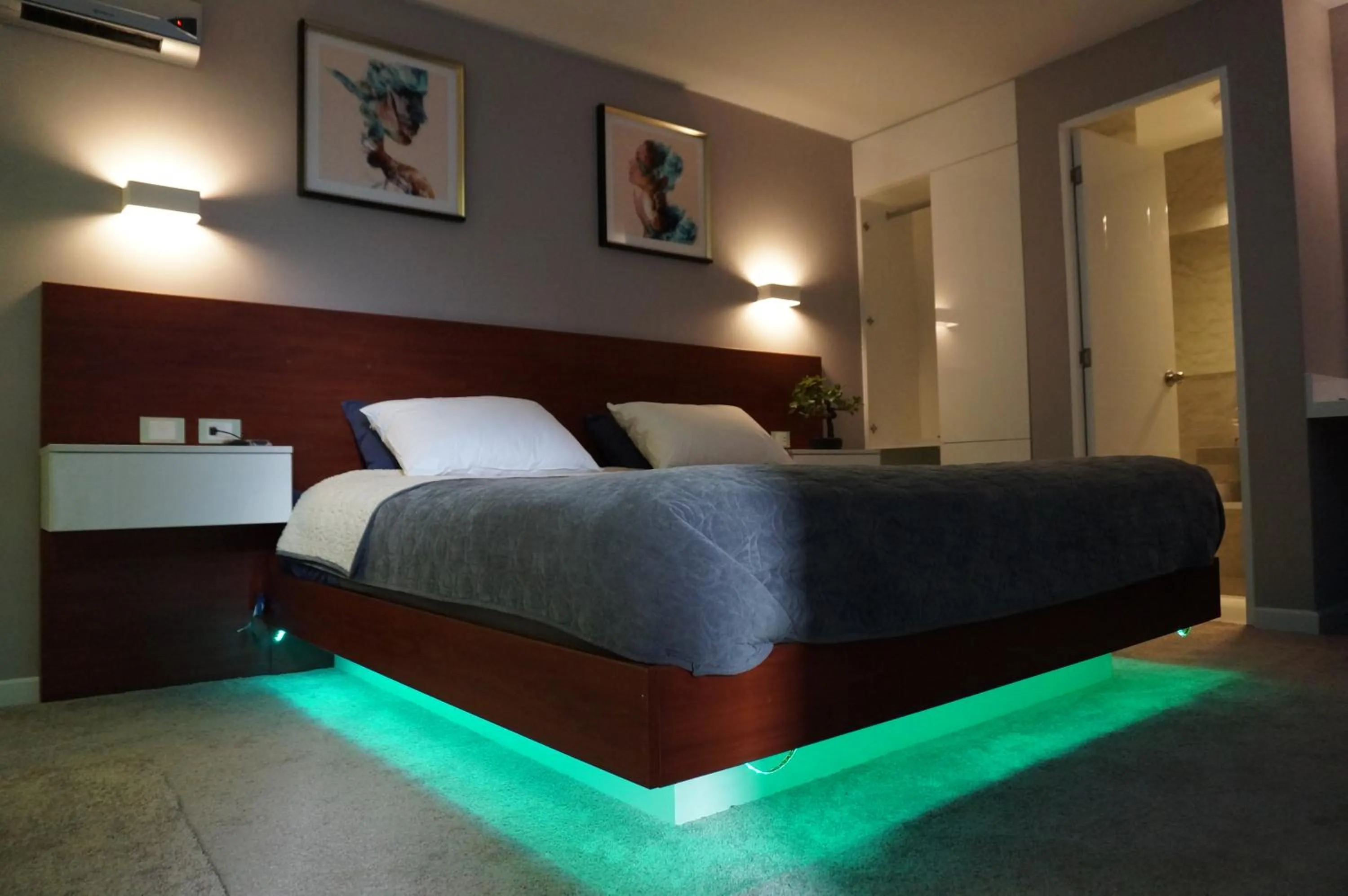 Bed in Hotel Don Bartolo