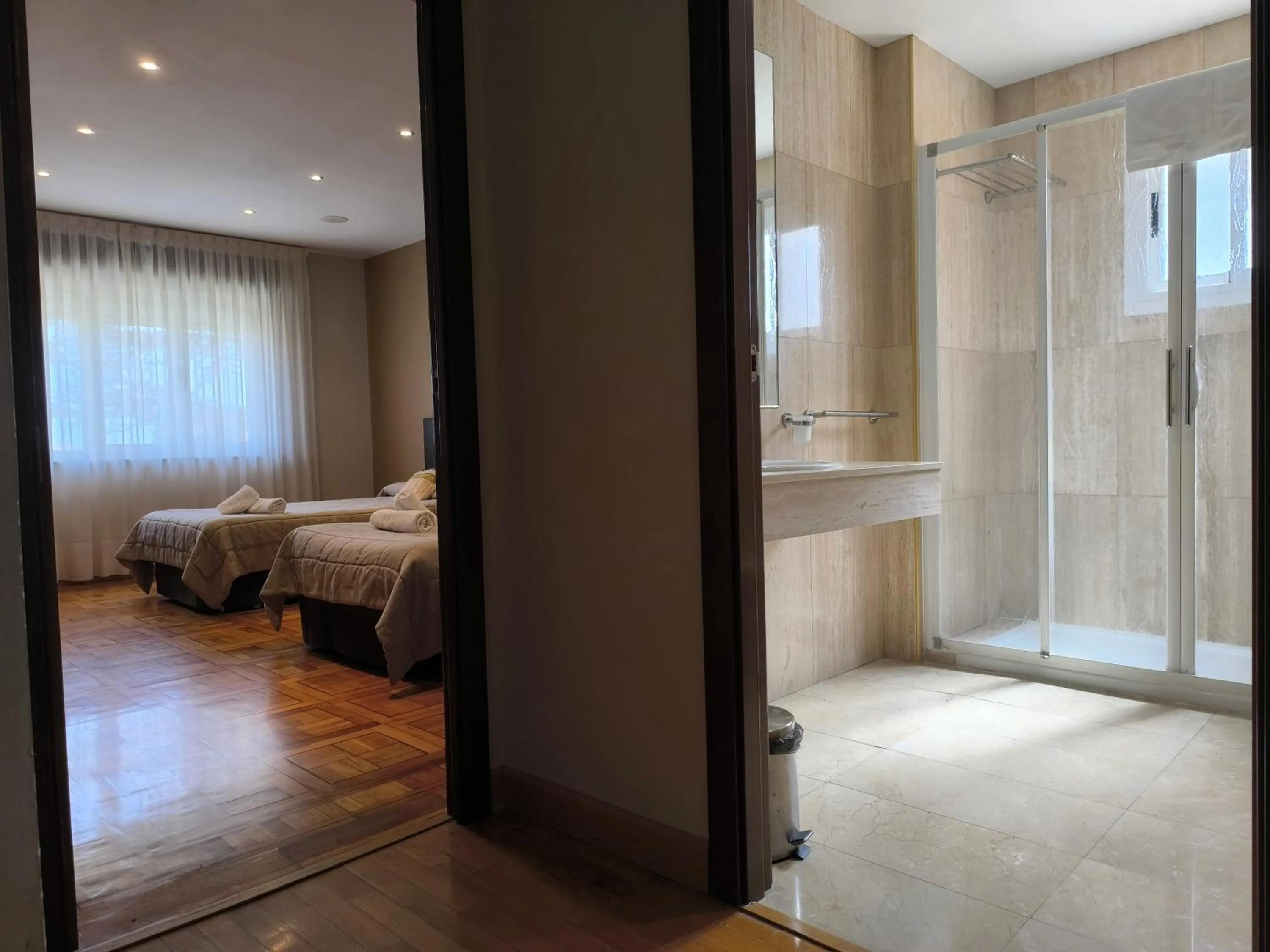 Bed in Hotel Santa Barbara