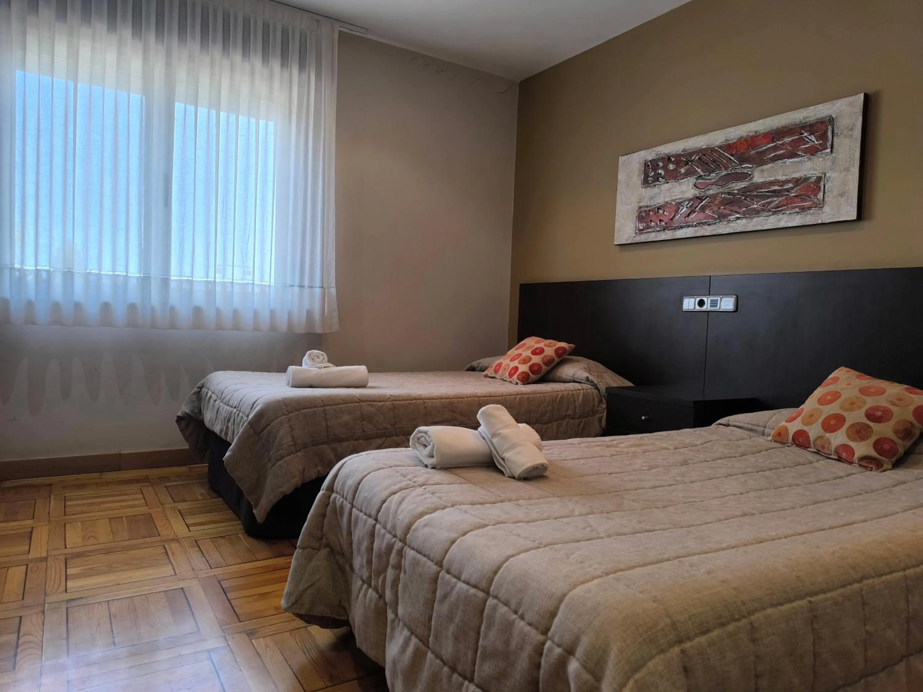 Bed in Hotel Santa Barbara