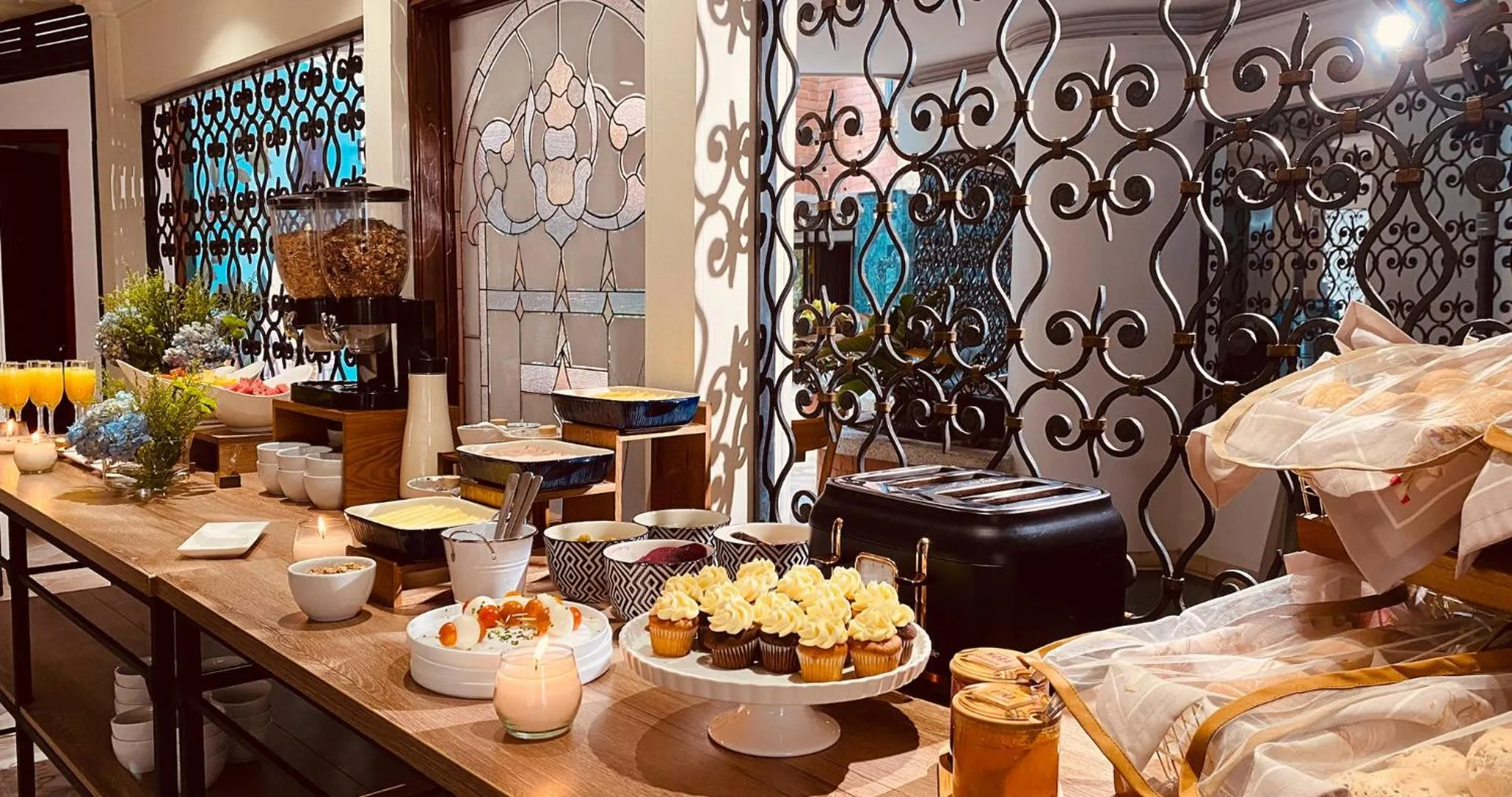 Breakfast in Hotel Casa Laureles