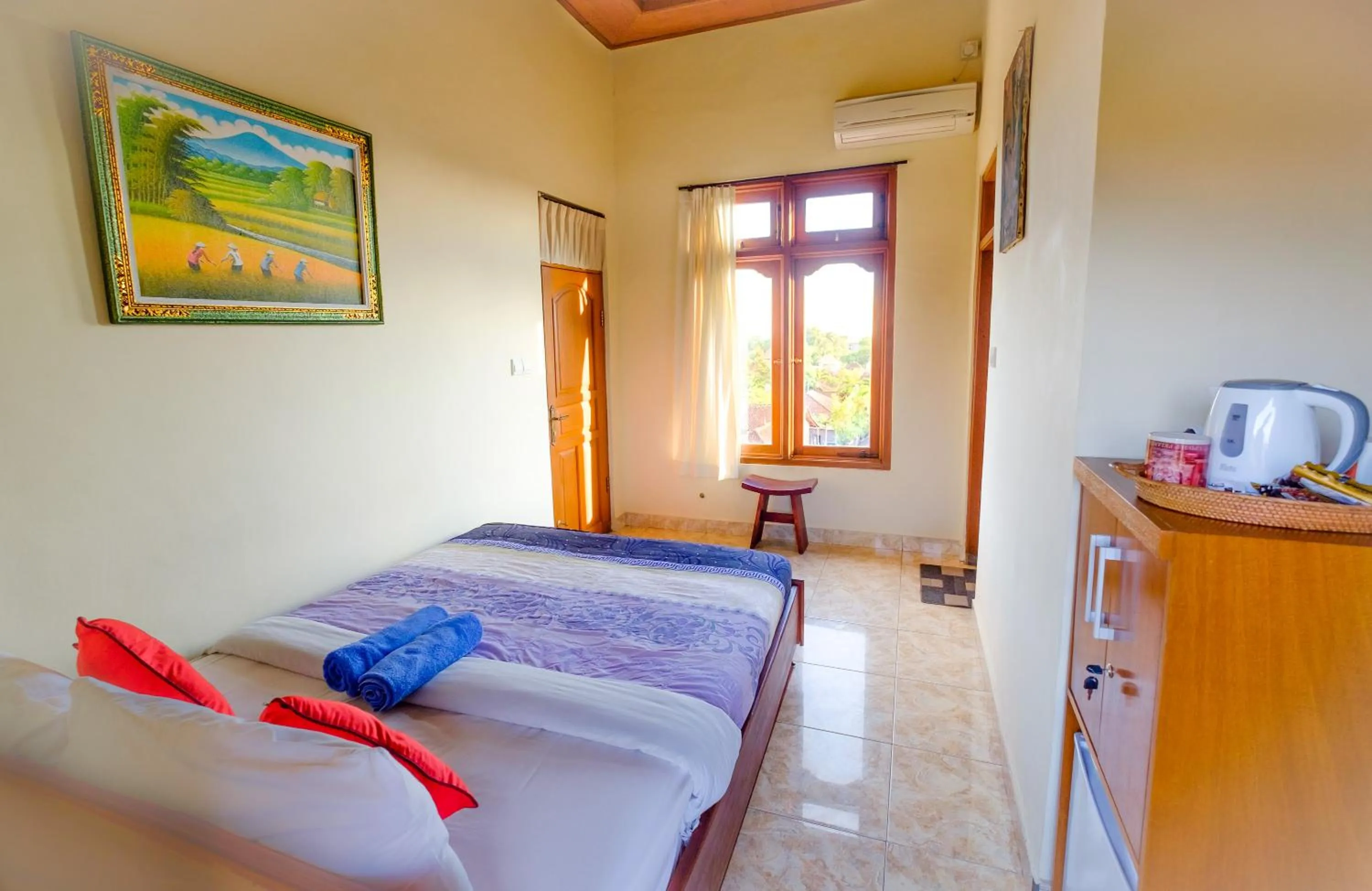 Bed in Bali Spring Cottages