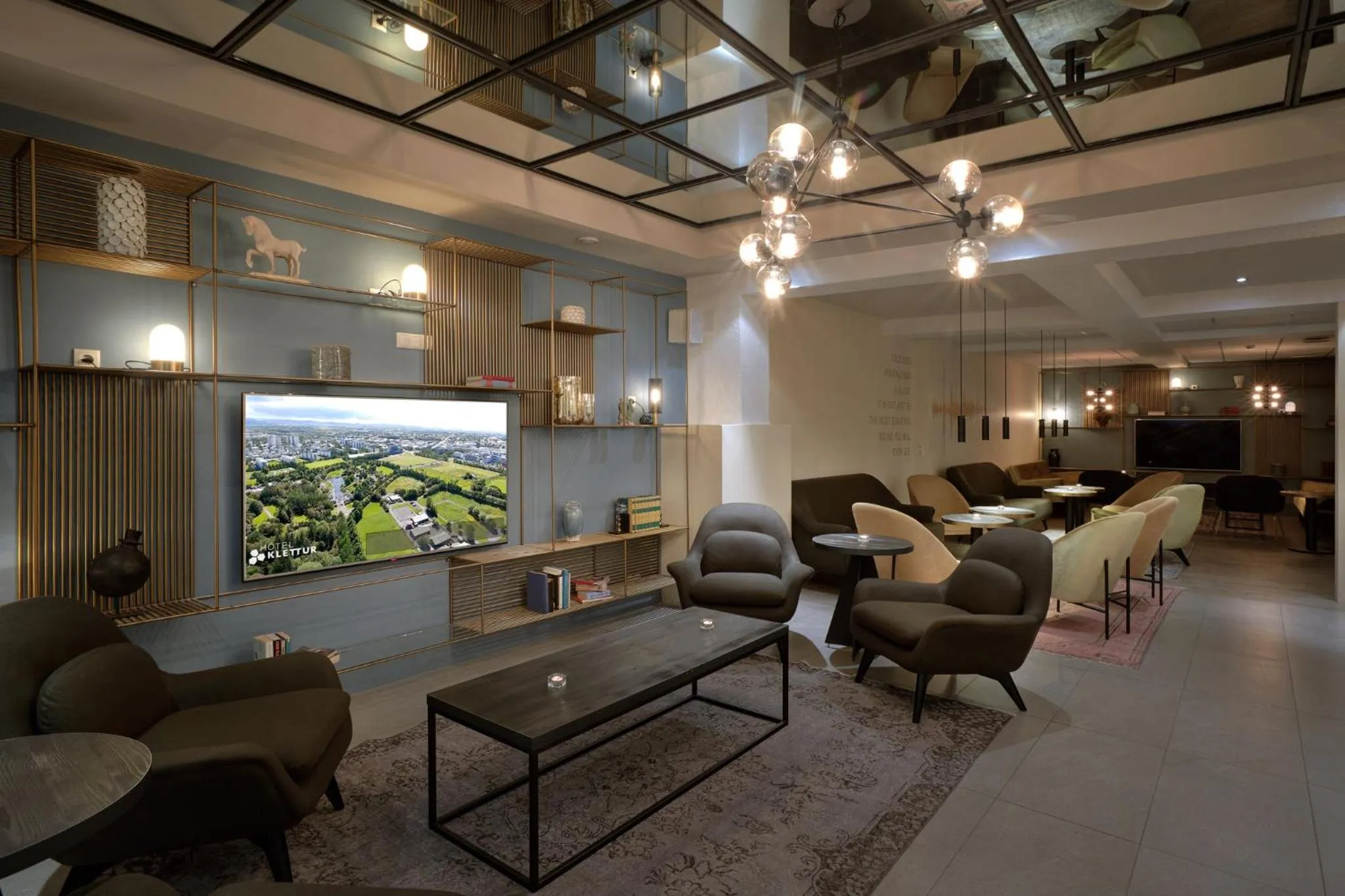 Lobby or reception in Hotel Klettur