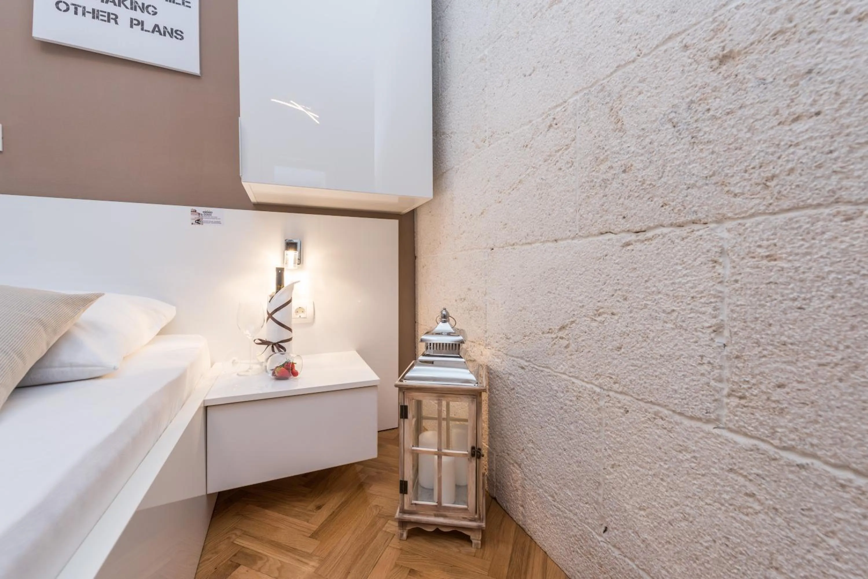 Decorative detail, Bed in Apartments Donat