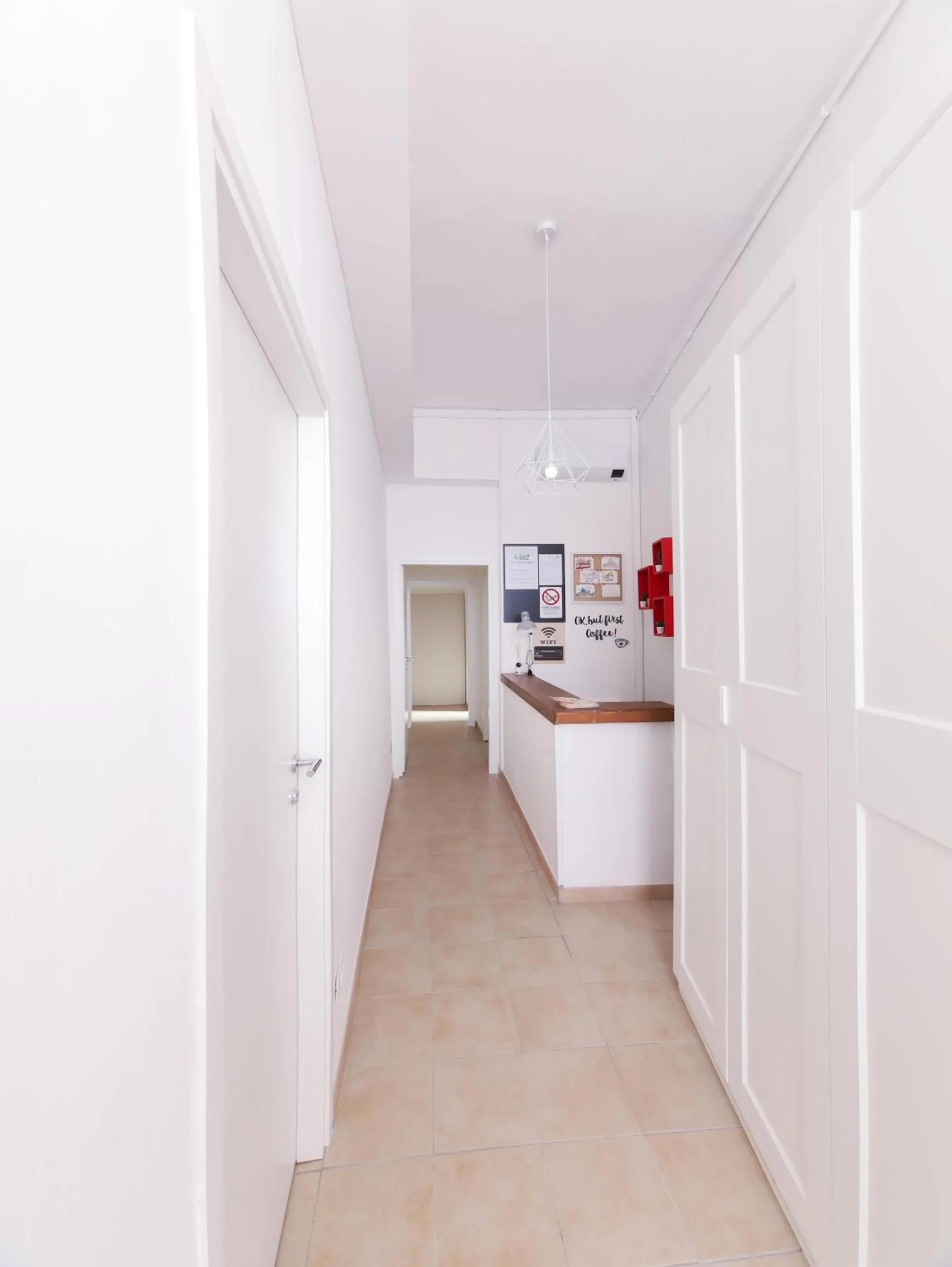 Lobby or reception in Cielo Vaticano Guest House